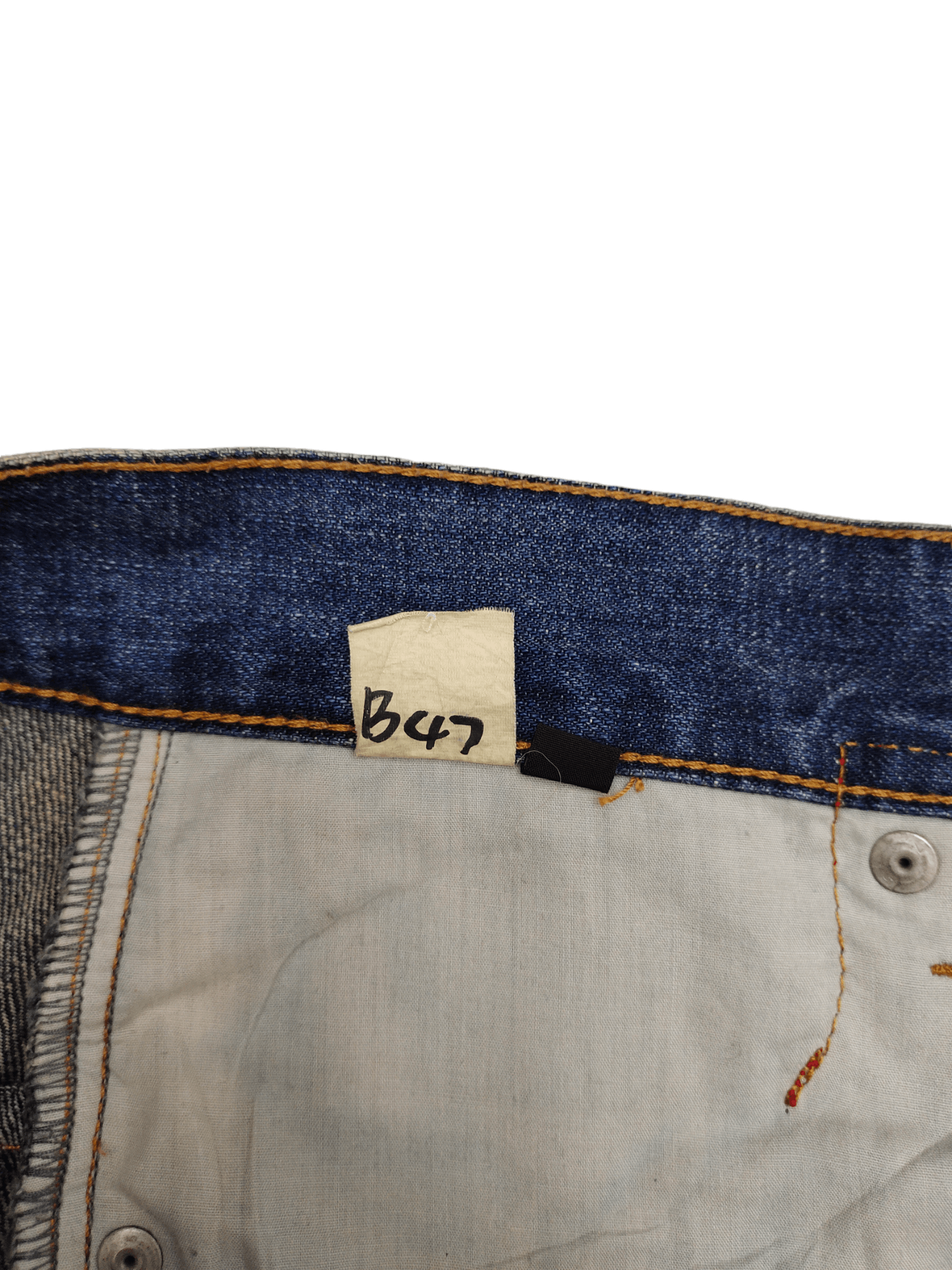 Hysteric Glamour Vintage Y2k Berik Design 3D Pocket Curve Denim Jeans Size US 32 / EU 48 - 18 Thumbnail