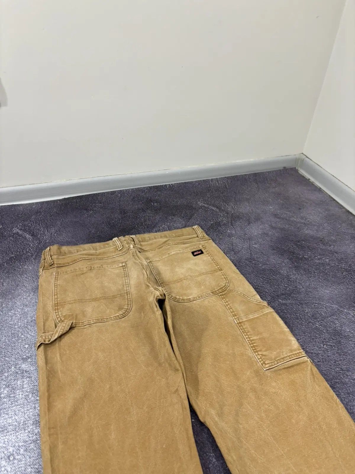 Dickies × Vintage Vintage Dickies USA Orange Work Hype Baggy Pants Jeans Size US 36 / EU 52 - 4 Thumbnail