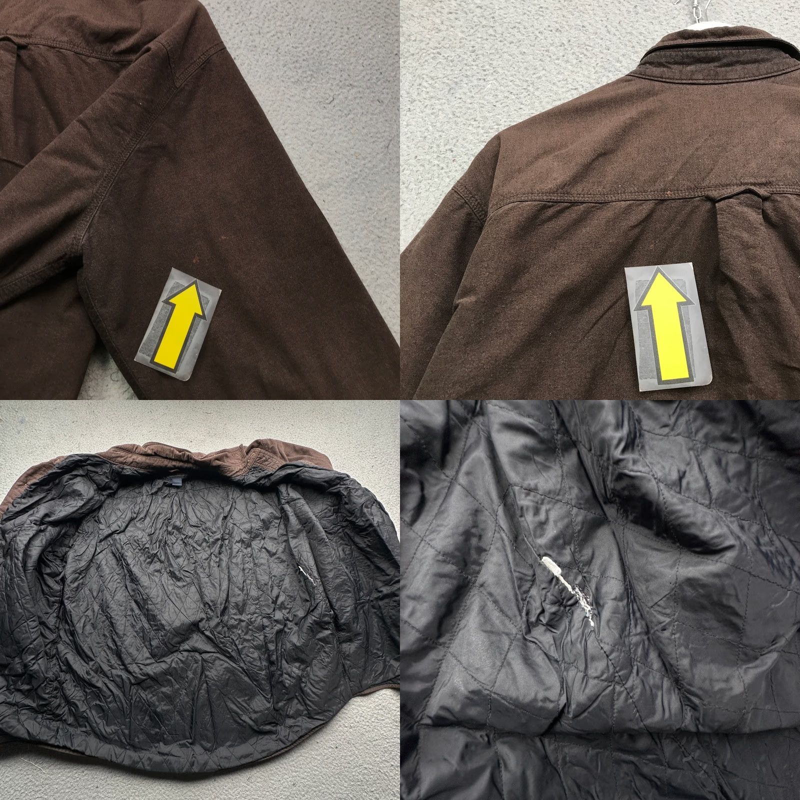 Vintage VINTAGE Woolrich Button-Up Shirt Mens XL Long Sleeve Brown Pockets Quilt Lined Size US XL / EU 56 / 4 - 8 Thumbnail