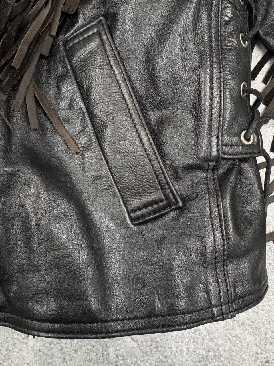 Other Master's Men Leather Jacket Black Western Vintage Genuine Size US M / EU 48-50 / 2 - 6 Thumbnail