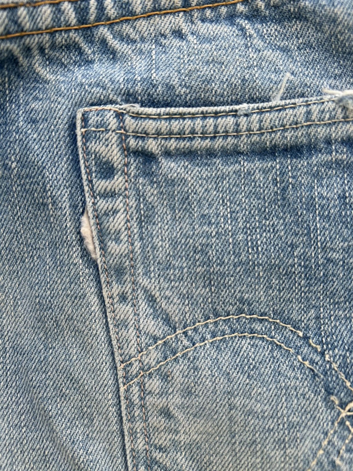 Kapital Thrashed Vintage Full Count Selvedge Repair Denim Jeans Size US 30 / EU 46 - 14 Thumbnail