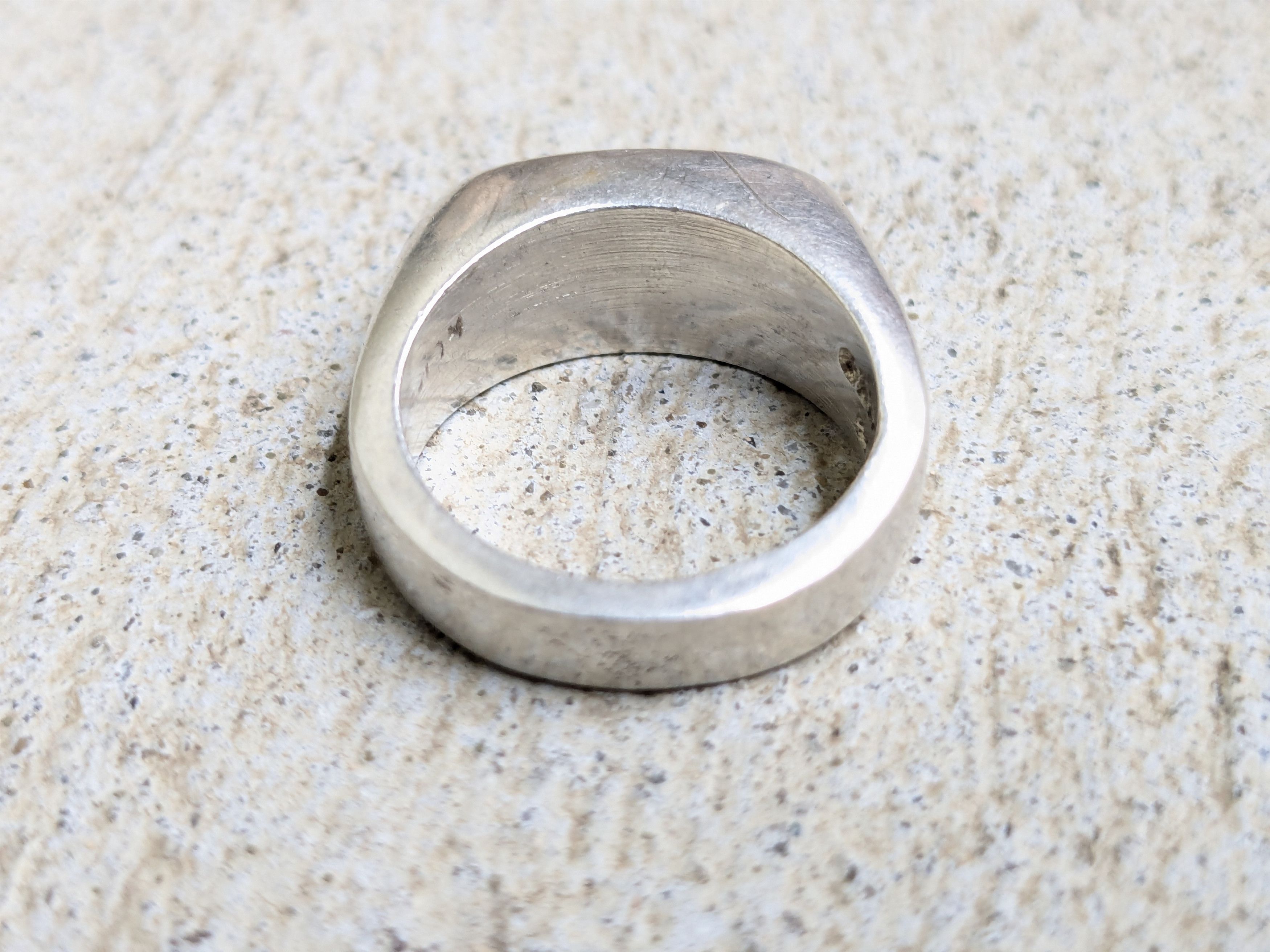 Jewelry Sterling Silver Ring Lapis Lazuli 7.25 Blue Modern Abstract Size ONE SIZE - 5 Thumbnail