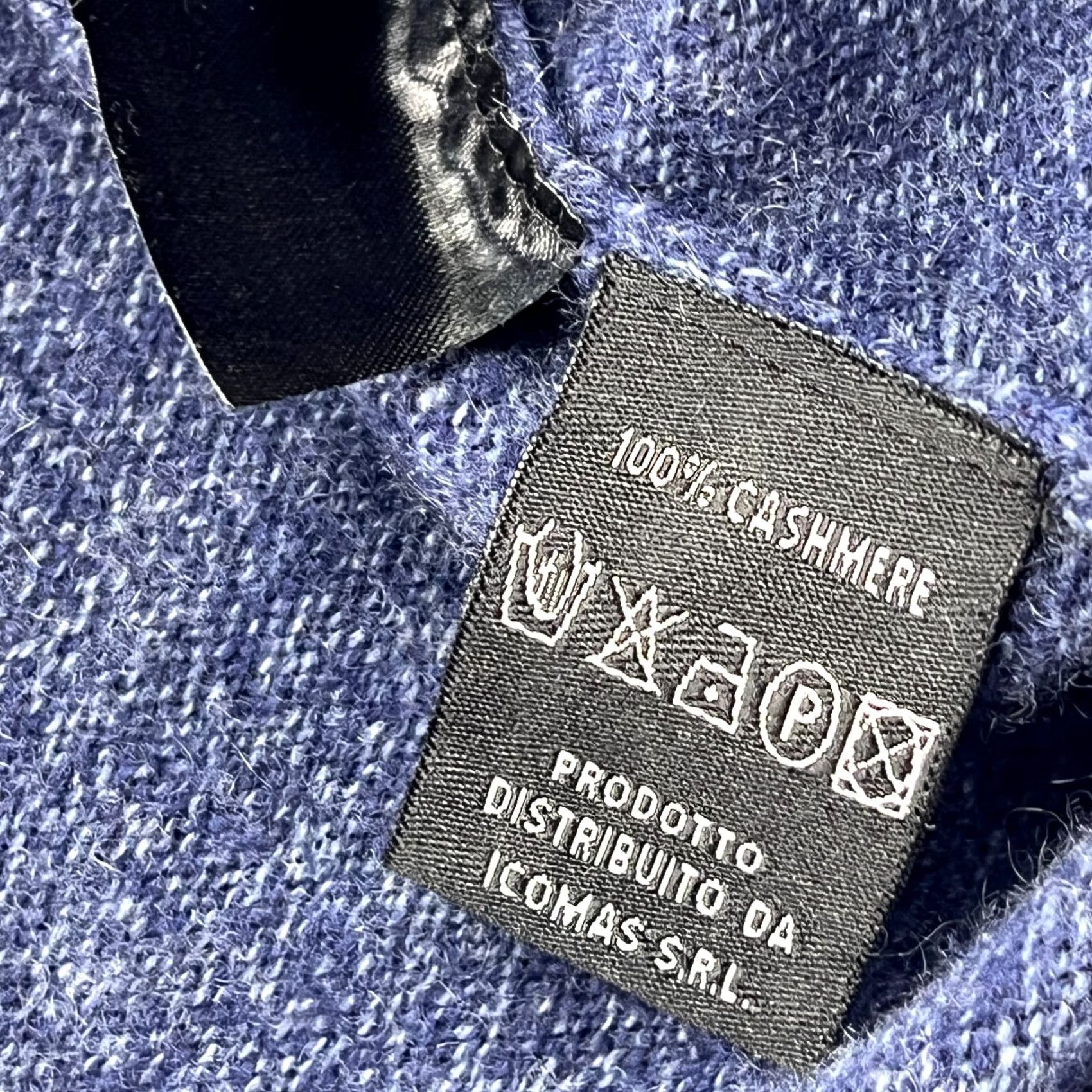 Vintage Authentic 100% Cashmere Sweater Mens 2XL XXL Blue V Neck Pullover Jumper Size US XXL / EU 58 / 5 - 4 Thumbnail