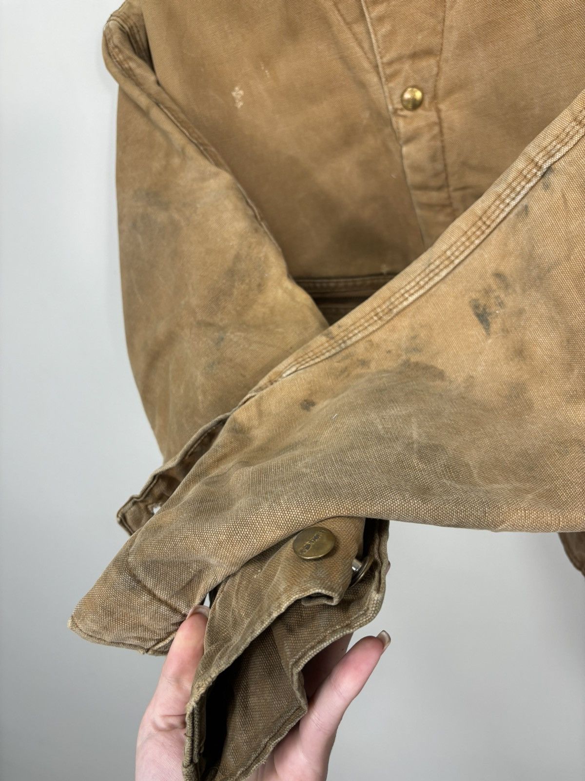 Carhartt Vintage Carhartt 80s USA Boxy Fit Cropped Detroit Jacket Size US L / EU 52-54 / 3 - 9 Thumbnail