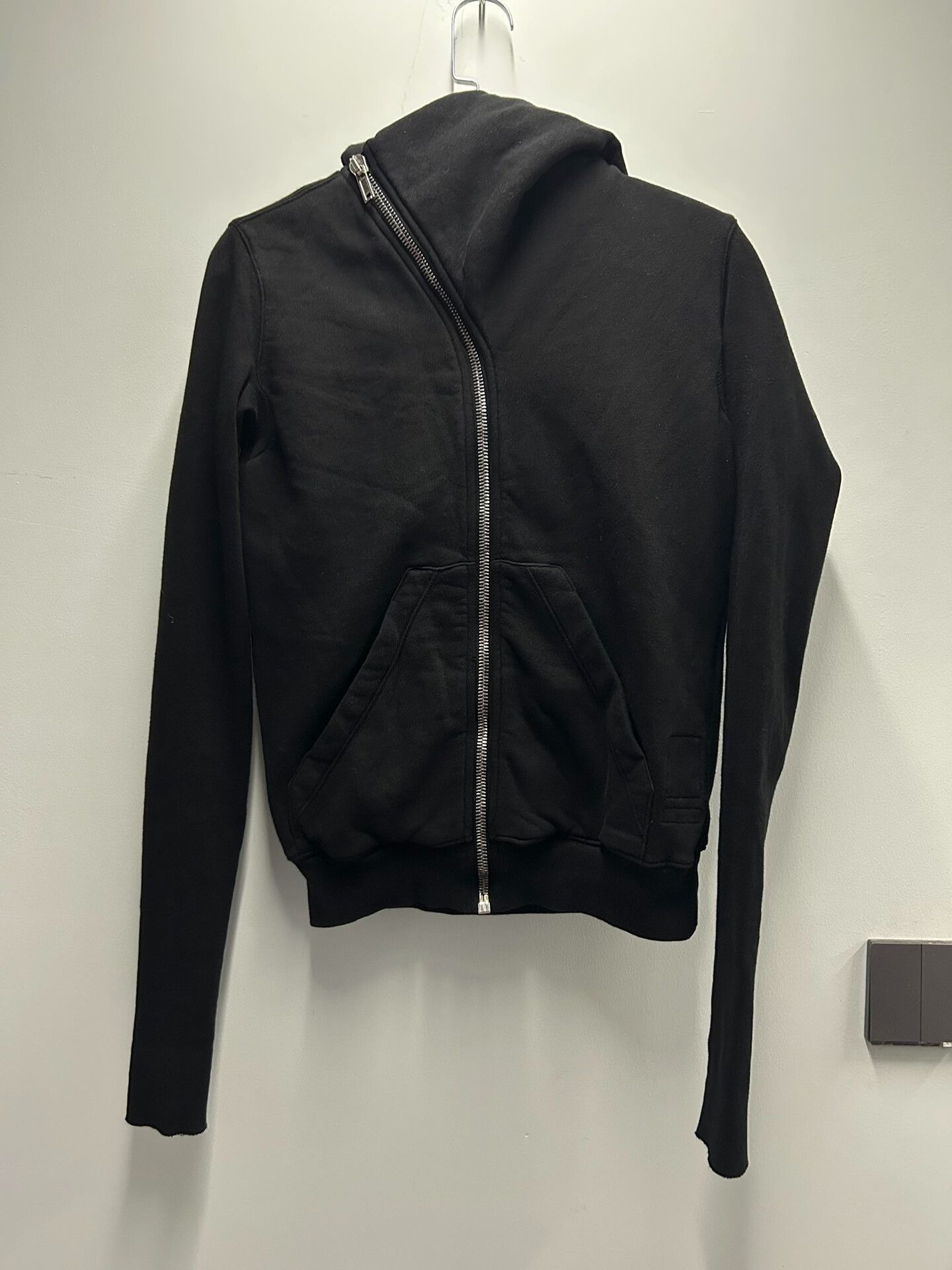 Rick Owens rick owens black zip hoodie for women Size S / US 4 / IT 40 - 1 Thumbnail