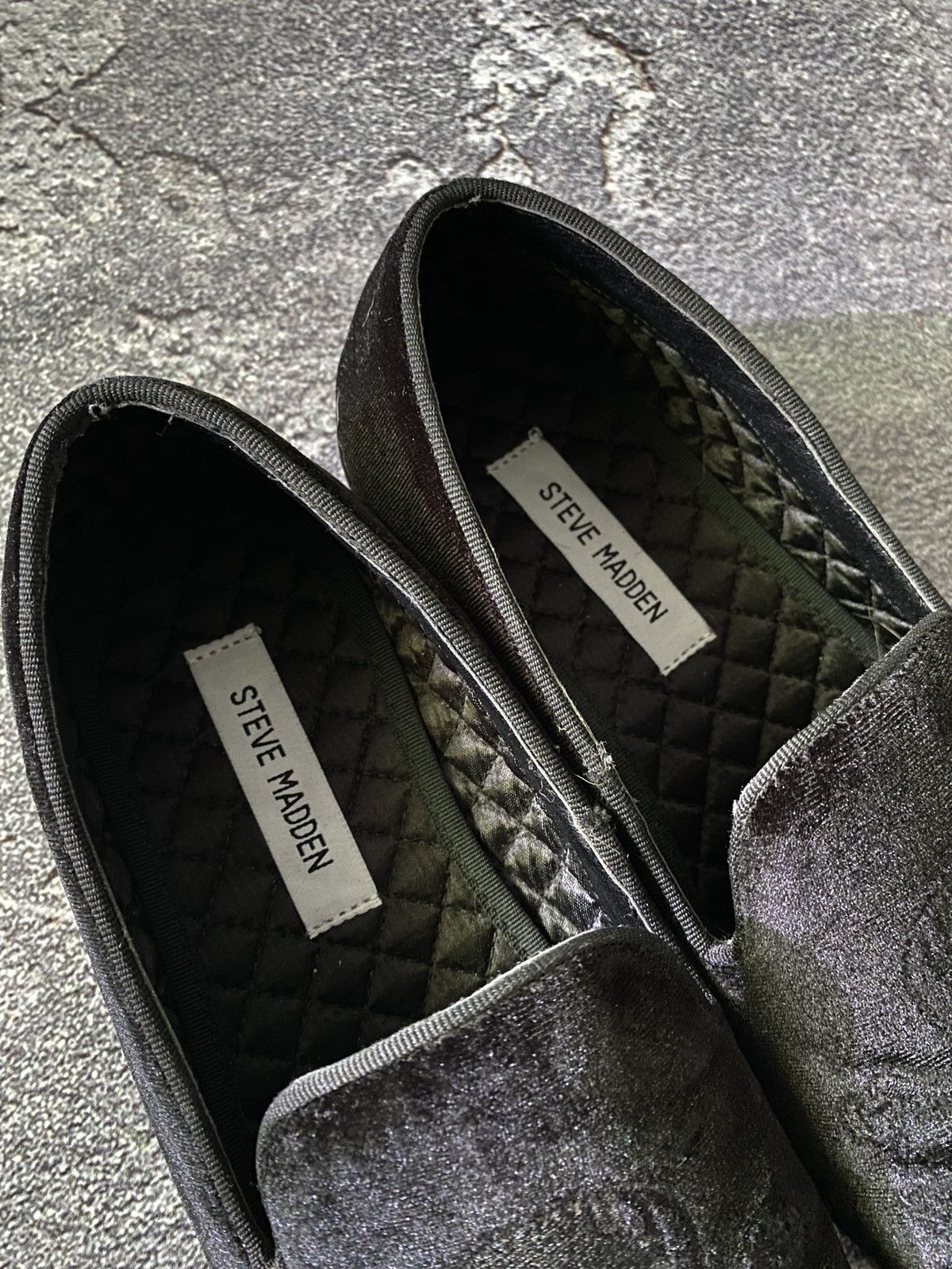 Steve Madden Philipp Plein Styled Velour Loafers with Skulls size 41 Size US 8 / EU 41 - 3 Thumbnail