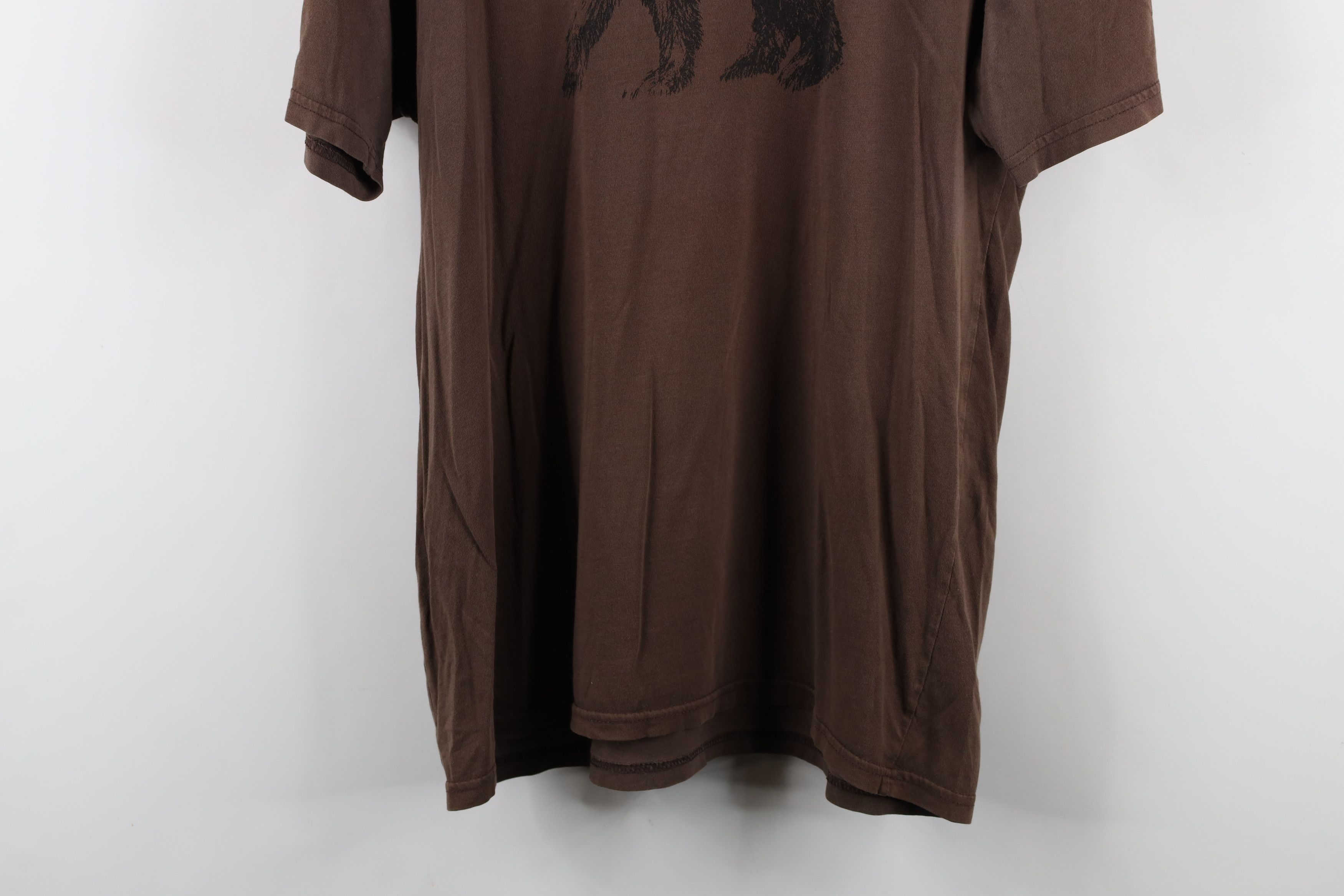 Vintage Vintage Y2K Streetwear Nature Short Sleeve T-Shirt Brown Size US L / EU 52-54 / 3 - 3 Thumbnail