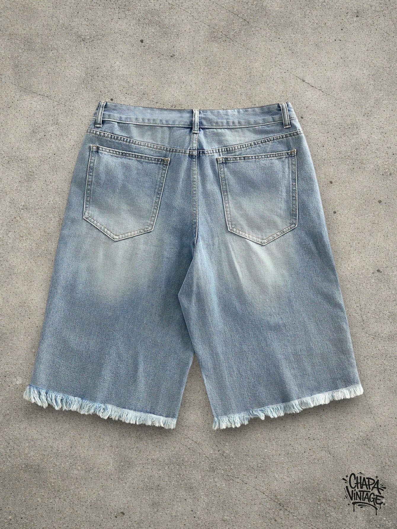 Vintage Distressed jeans shorts Size US 32 / EU 48 - 2 Thumbnail