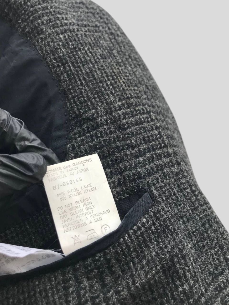 Comme des Garcons AW88 Comme des Garcons Homme Tweed Plaid Wool Coat Size US S / EU 44-46 / 1 - 14 Thumbnail