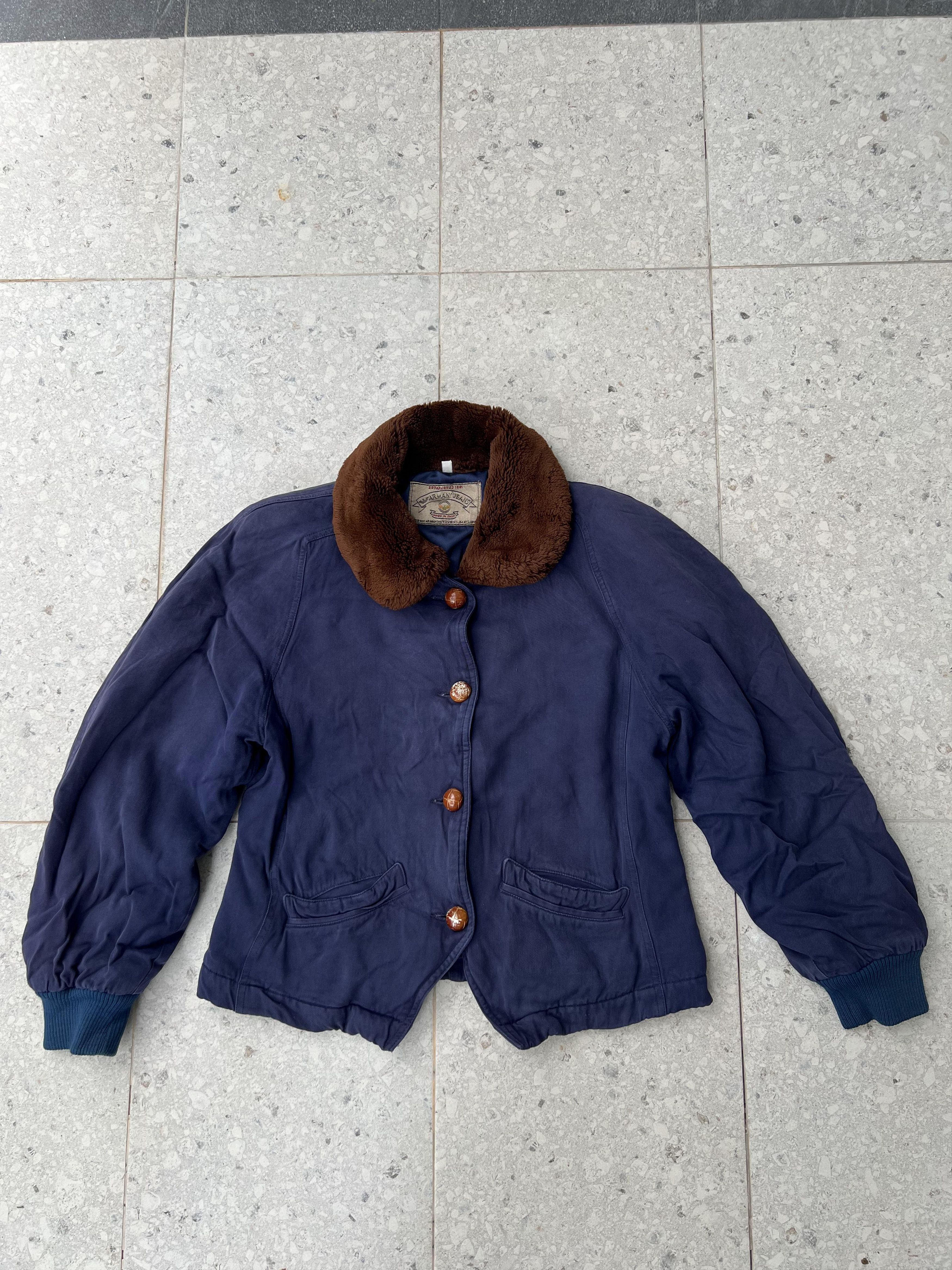 Armani Vintage Armani Bombers Jacket Size M / US 6-8 / IT 42-44 - 1 Thumbnail