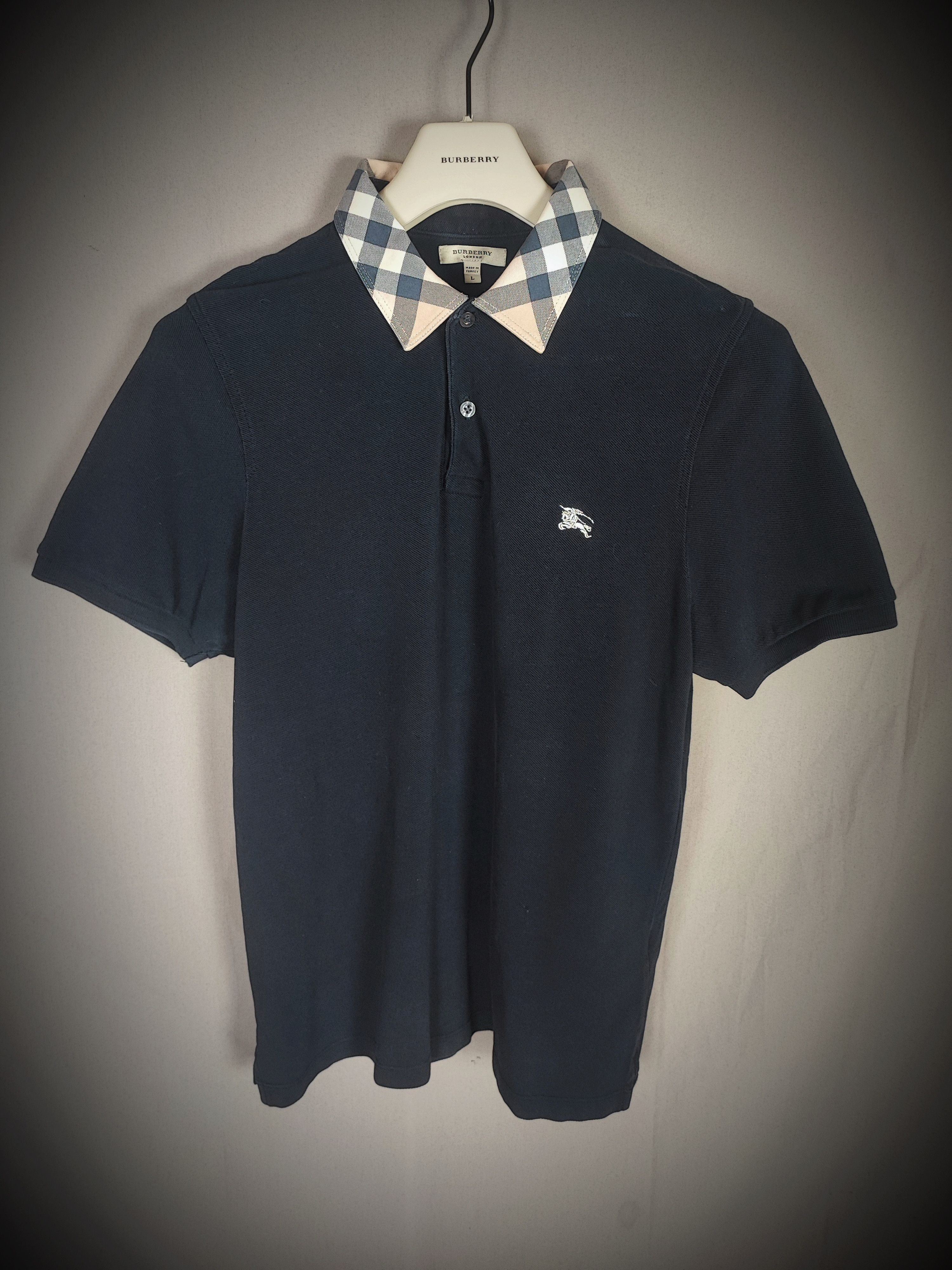 Burberry 🔥 Burberry Polo size L Black 🔥 Size US L / EU 52-54 / 3 - 2 Thumbnail