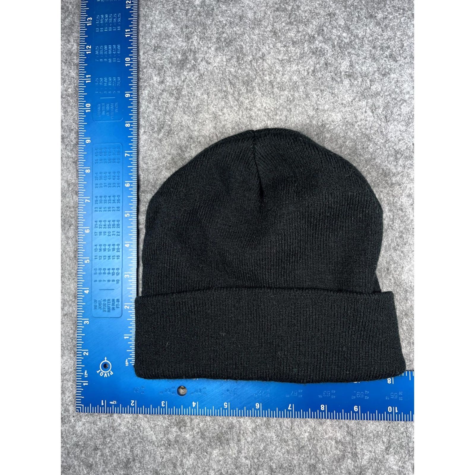 Vintage Discount Tire Hat Beanie Mens One Size Black Knit Image Solutions Winter Size ONE SIZE - 4 Thumbnail