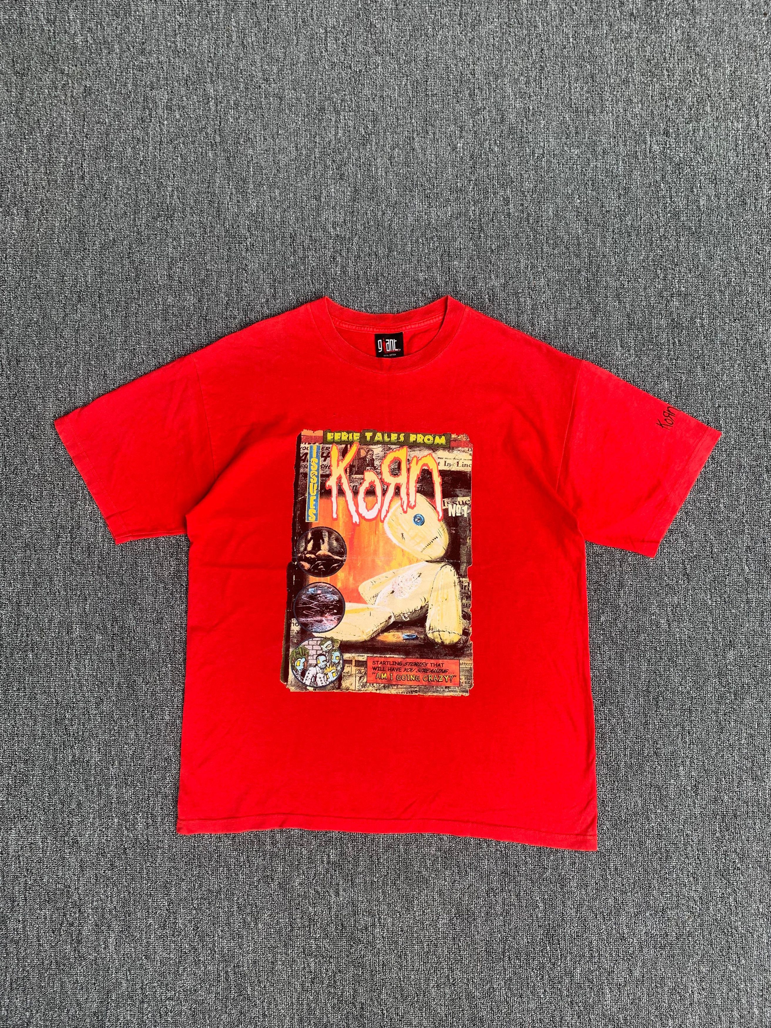 Band Tees × Vintage Vintage 00s korn issues tee giant tag Size US L / EU 52-54 / 3 - 1 Thumbnail