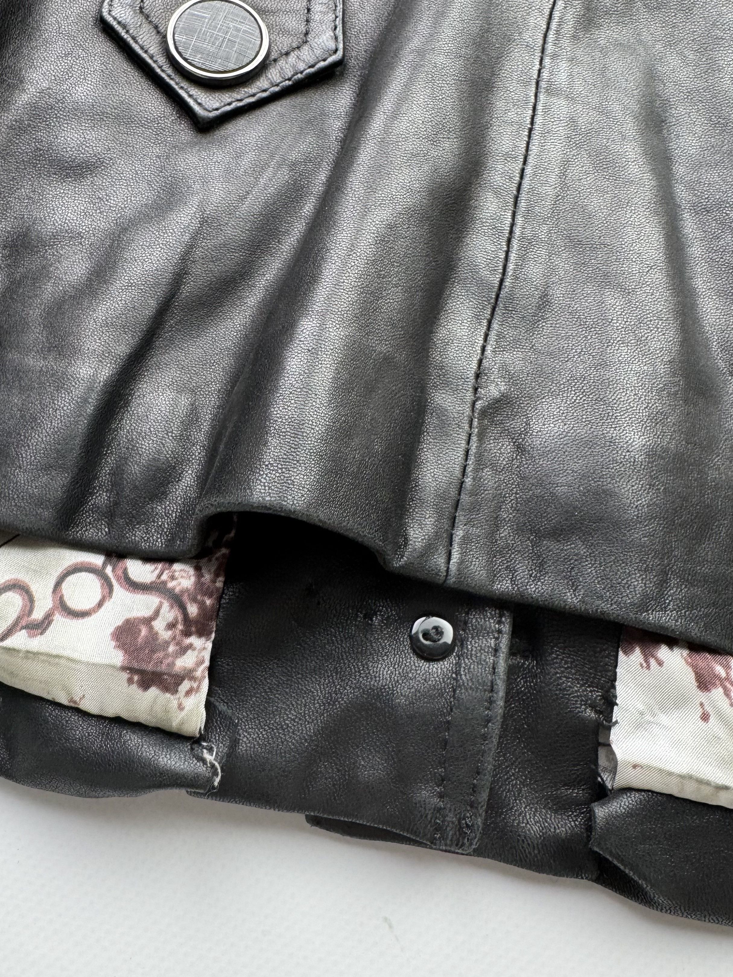Vintage Vintage Leather Jacket With Straps B495(V51)E2 Size M / US 6-8 / IT 42-44 - 12 Thumbnail