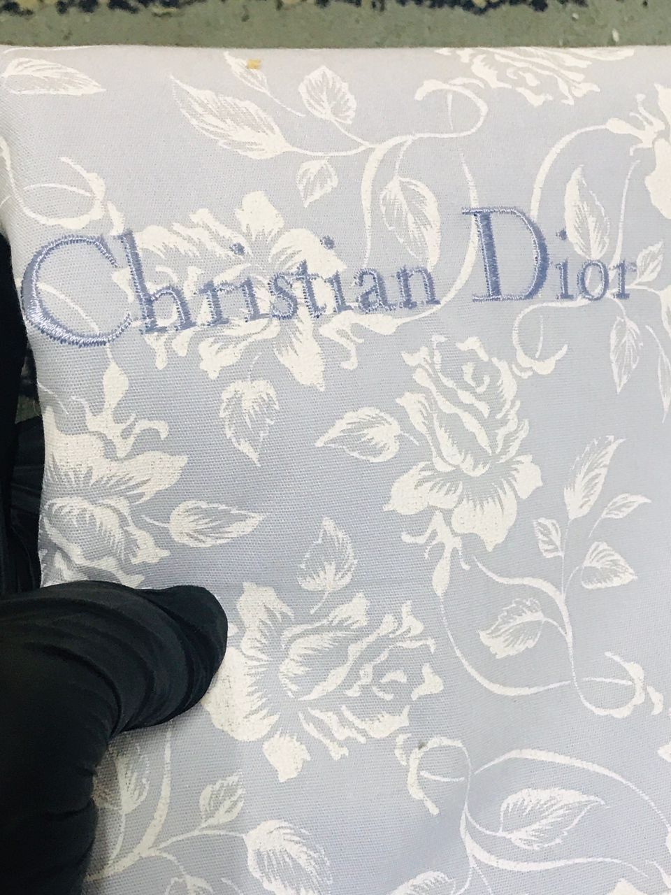 Christian Dior Monsieur Christian Dior Cotton Poliester Flower Pattern Fabric Size ONE SIZE - 9 Thumbnail