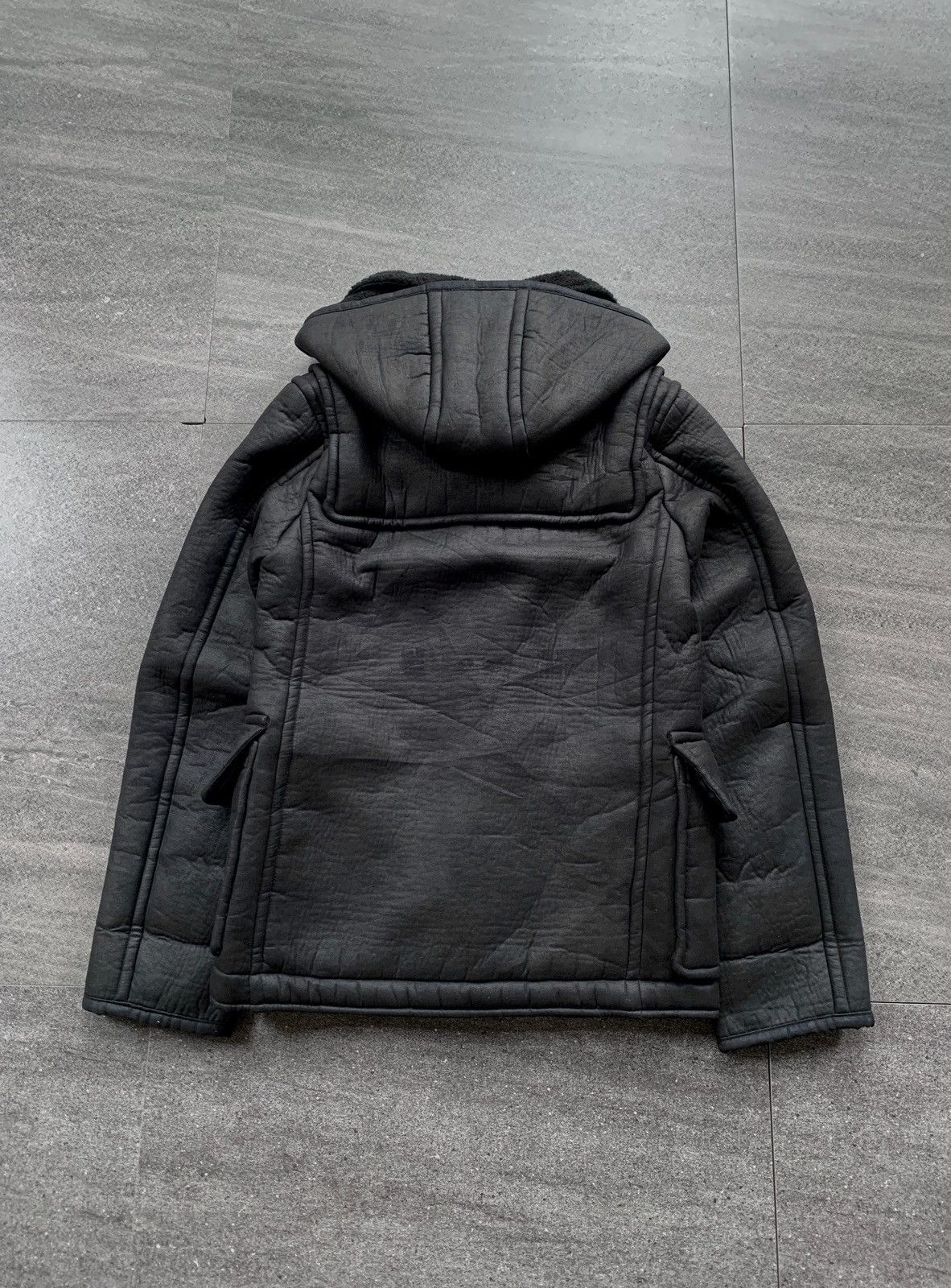 Issey Miyake FREE TAX! Cabane de Zucca PU Leather Sherpa Jacket Size US S / EU 44-46 / 1 - 9 Thumbnail