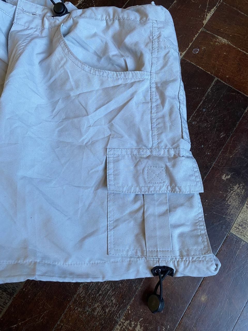 Diesel × Vintage Vintage 90s Y2K Diesel Big Logo white Cargo Shorts Size US 30 / EU 46 - 3 Thumbnail