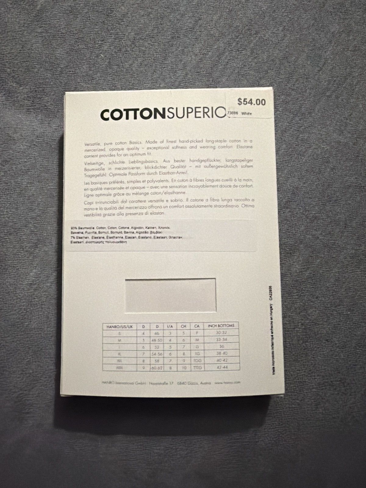 Hanro Hanro Cotton superior Boxers Size 38 - 2 Thumbnail