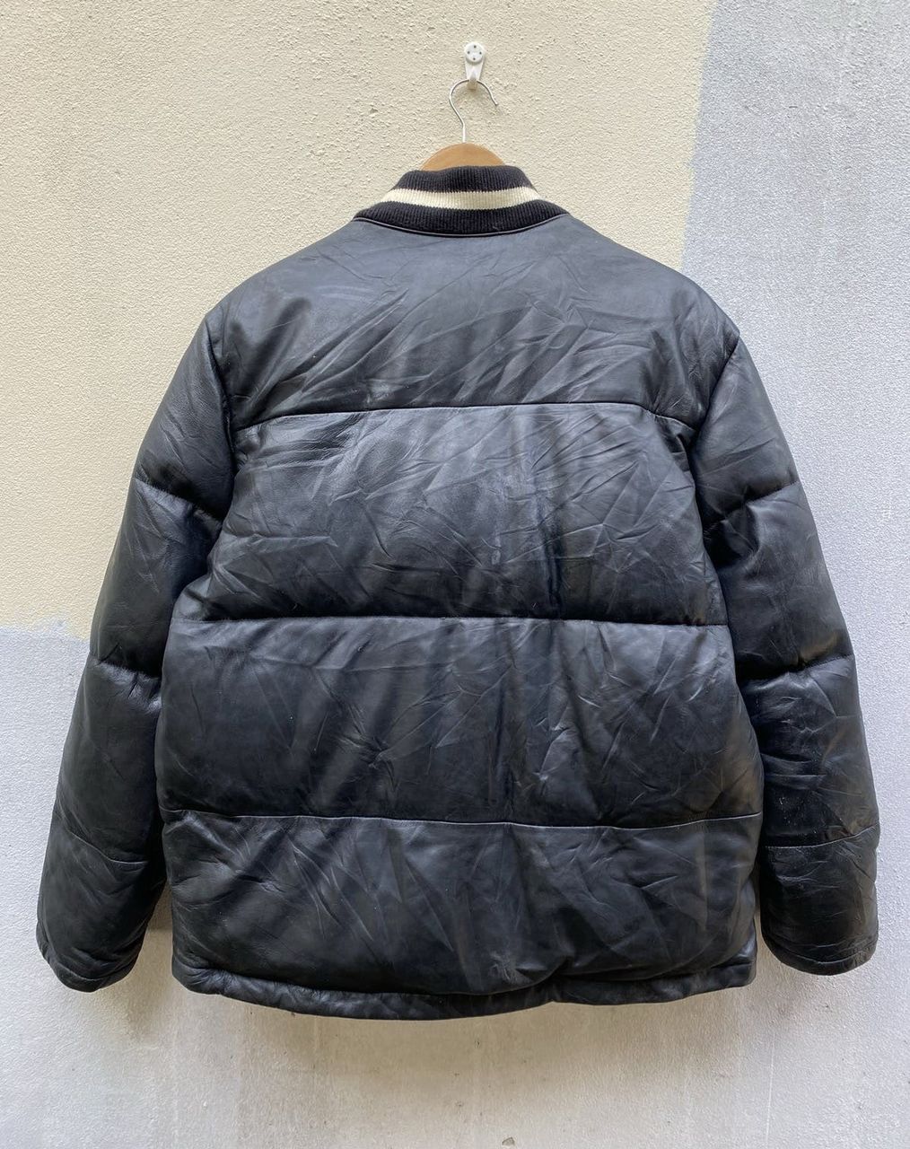 Other × Product Of New York DIGS NEW YORK PUFFY LEATHER BLACK BOMBER JACKETS Size US M / EU 48-50 / 2 - 2 Thumbnail
