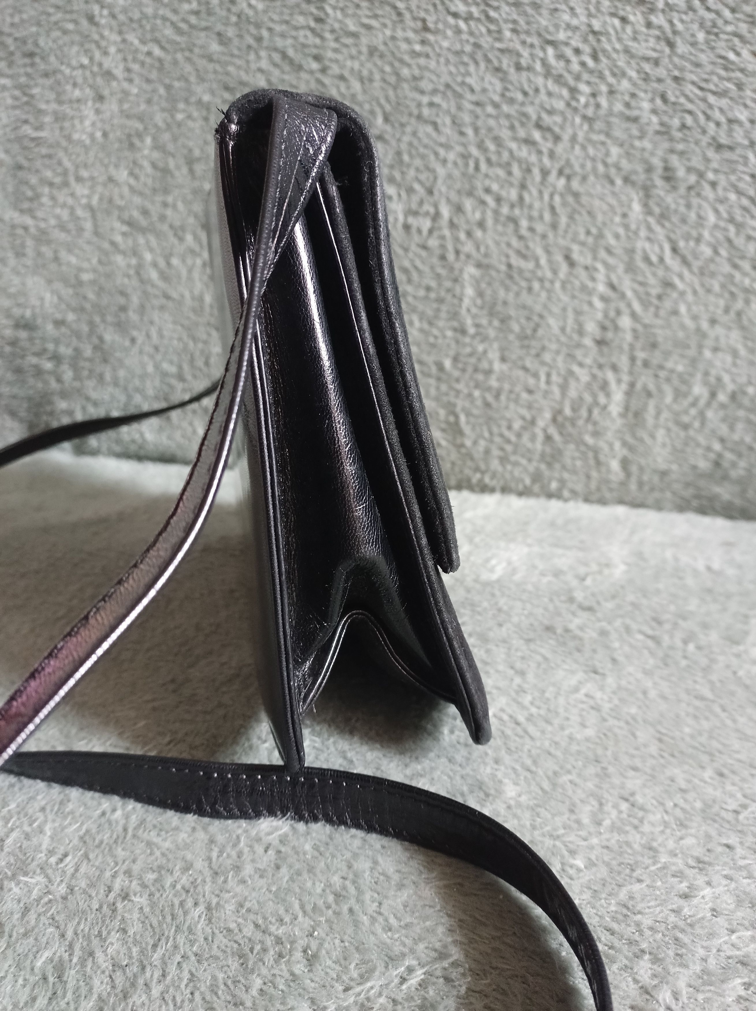 Bally BALLY Black Suede Leather Crossbody Shoulder Bag Size ONE SIZE - 6 Thumbnail