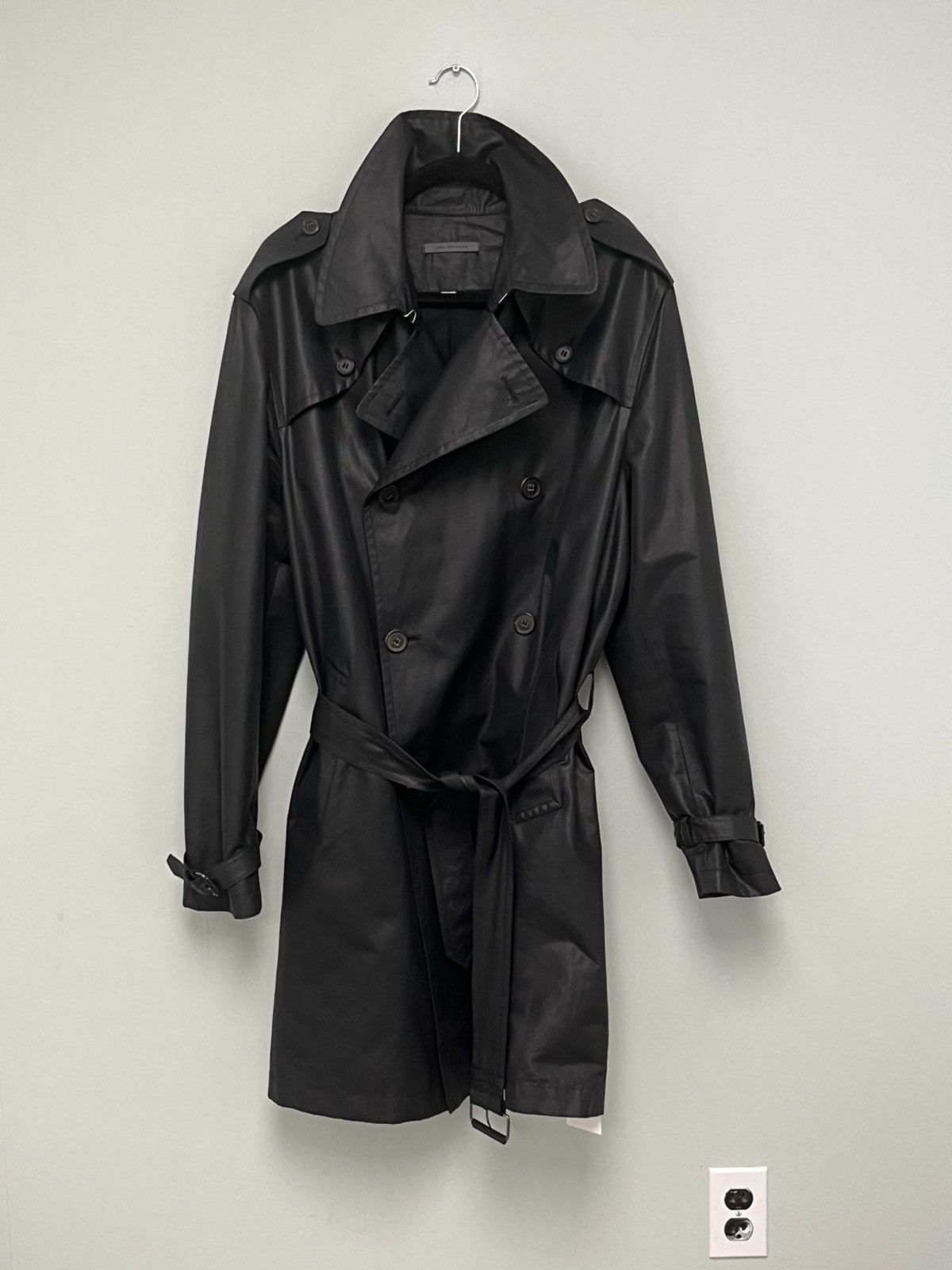John Varvatos Resin Coated Trench Coat Size EU 52 USA 42 Size US L / EU 52-54 / 3 - 10 Thumbnail