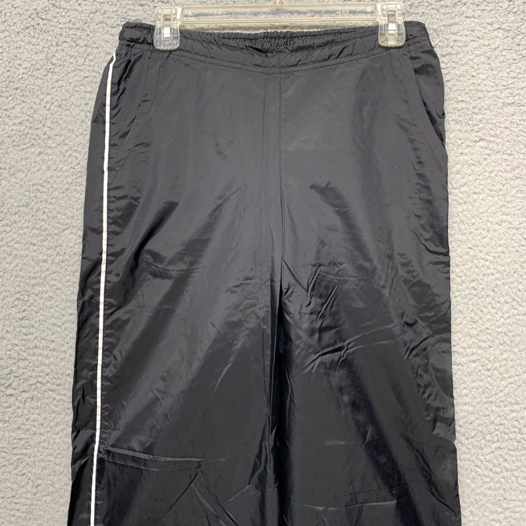 Nike Nike Running Pants Women’s Size 4/6 Black 2 Slash Pockets 8” Zipper at Ankle Size 27" / US 4 / IT 40 - 2 Thumbnail
