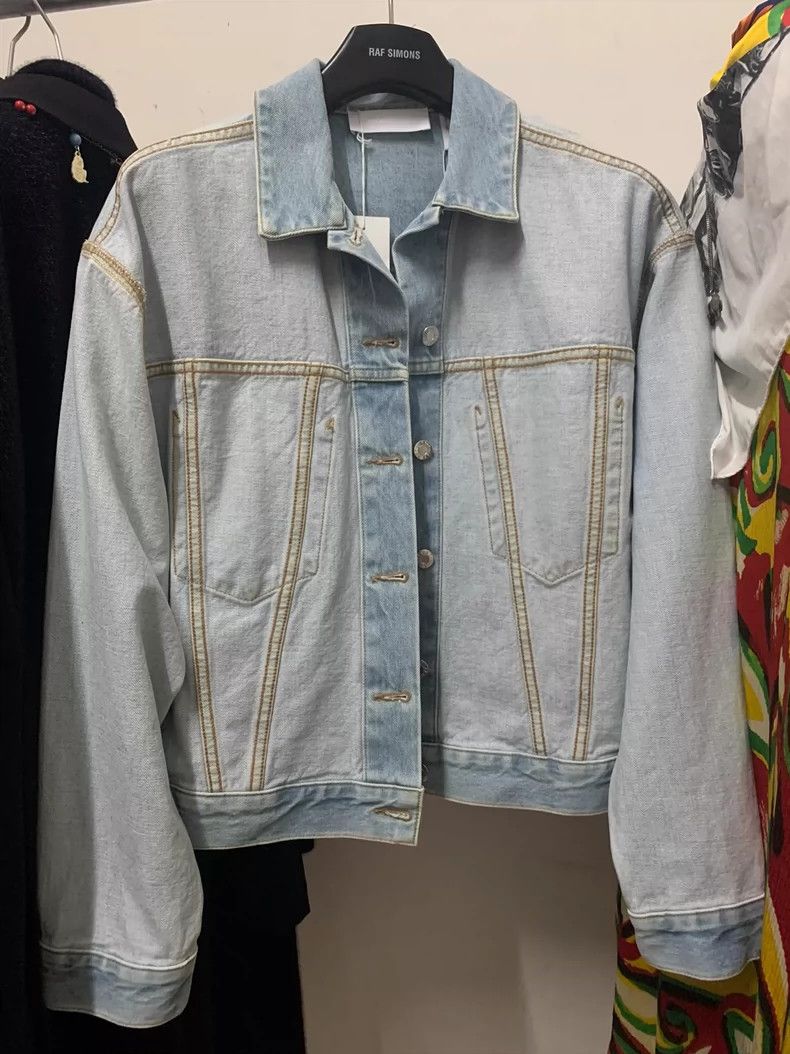 Helmut Lang Helmut Lang Mr. 87 Wax Denim Jacket with Faux Fur