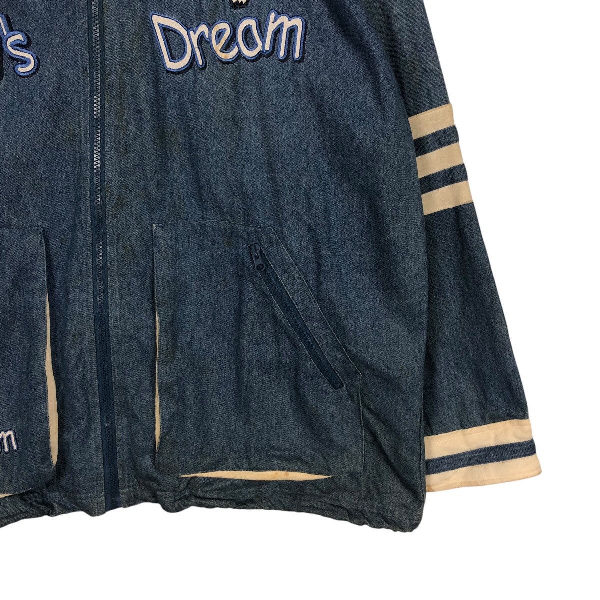 Cartoon Network 📌Vintage Zipper Denim Jacket New York Club Cartoon Big Logo Size US M / EU 48-50 / 2 - 6 Thumbnail