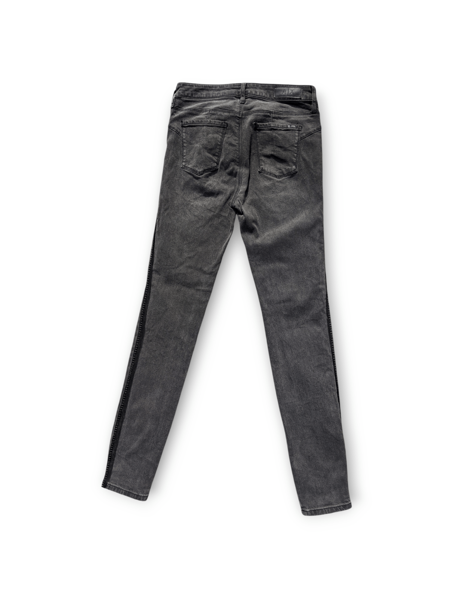 Armani × Armani Exchange × Designer Armani Exchange J69 Skinny Washed Jeans Size 25" / US 0 / IT 36 - 2 Thumbnail