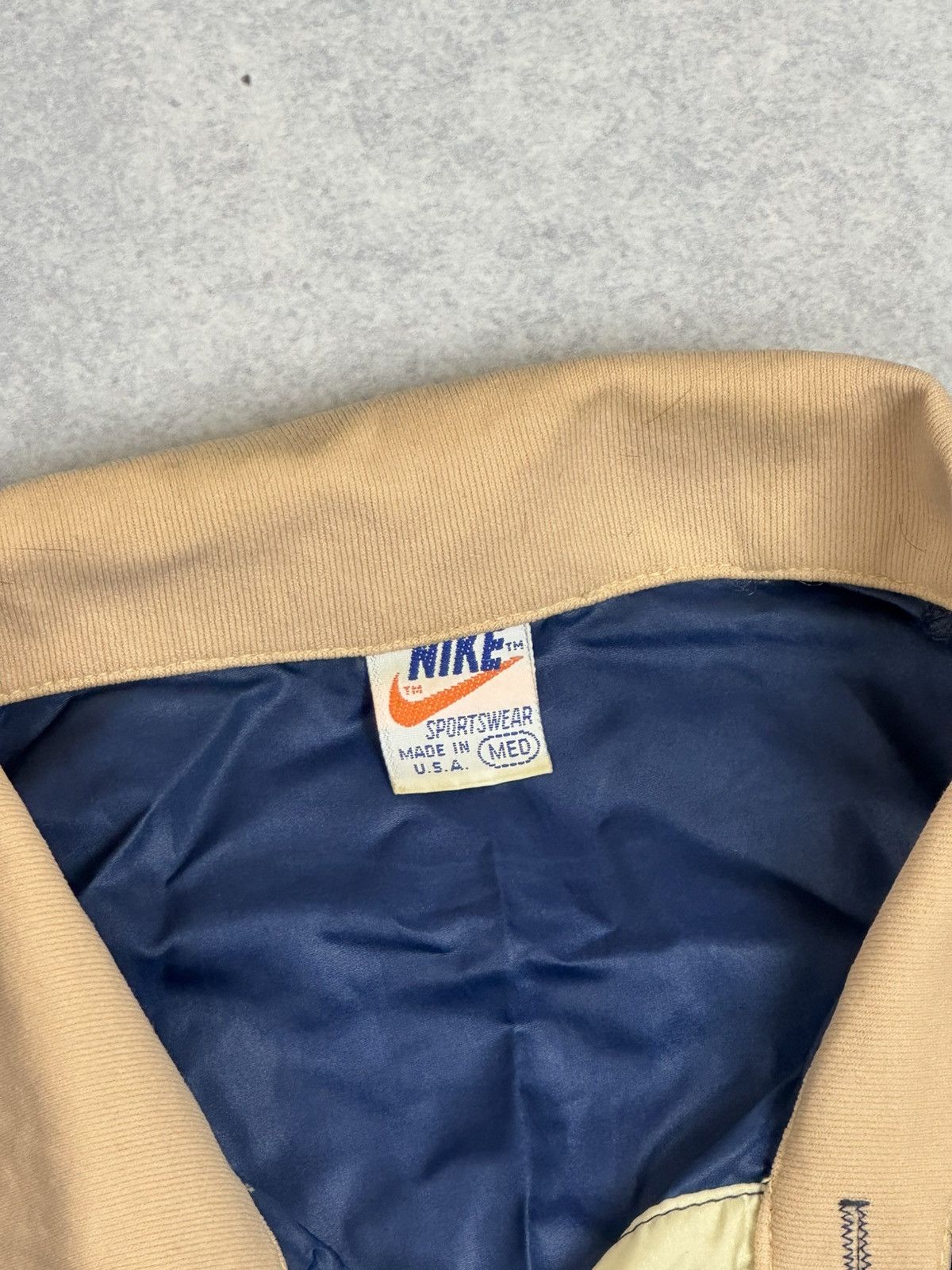 Nike 80s Nike Nylon Swoosh Retro Sweatshirt Made in USA Size US M / EU 48-50 / 2 - 5 Thumbnail