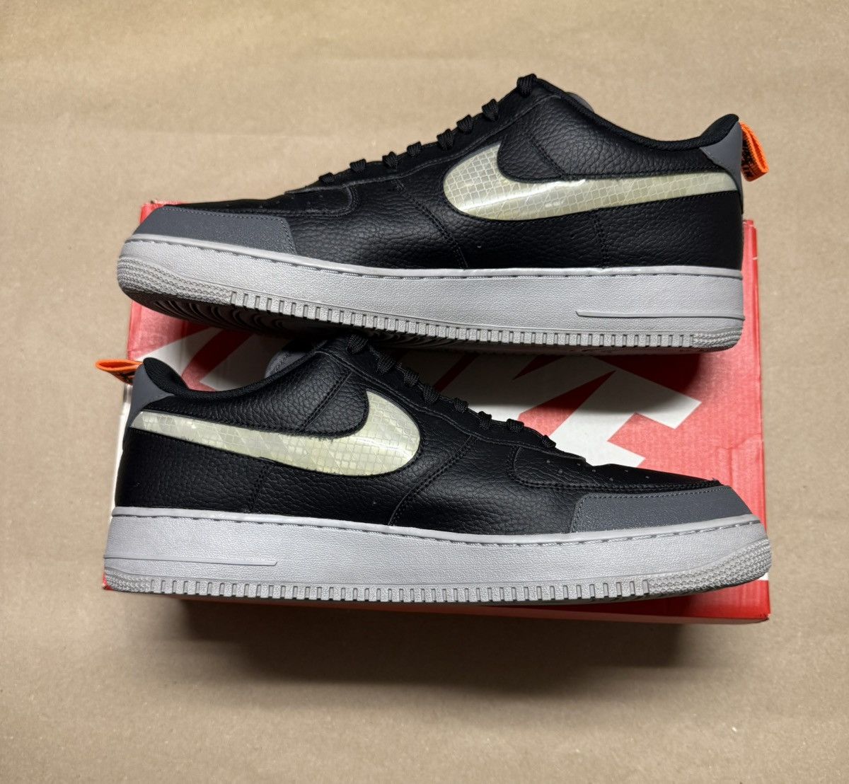 Nike Nike Air Force 1 AF1 Low Under Construction Black Men’s 14 Size US 14 / EU 47 - 2 Thumbnail