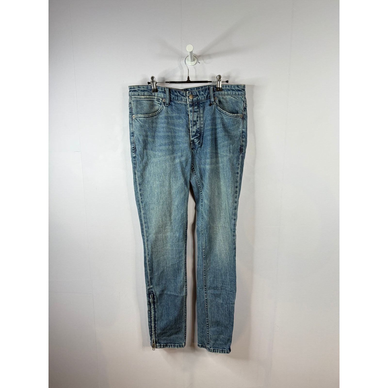 Ksubi Ksubi Jeans Dark Wash Zip Flare Used 33 Size US 33 - 1 Thumbnail