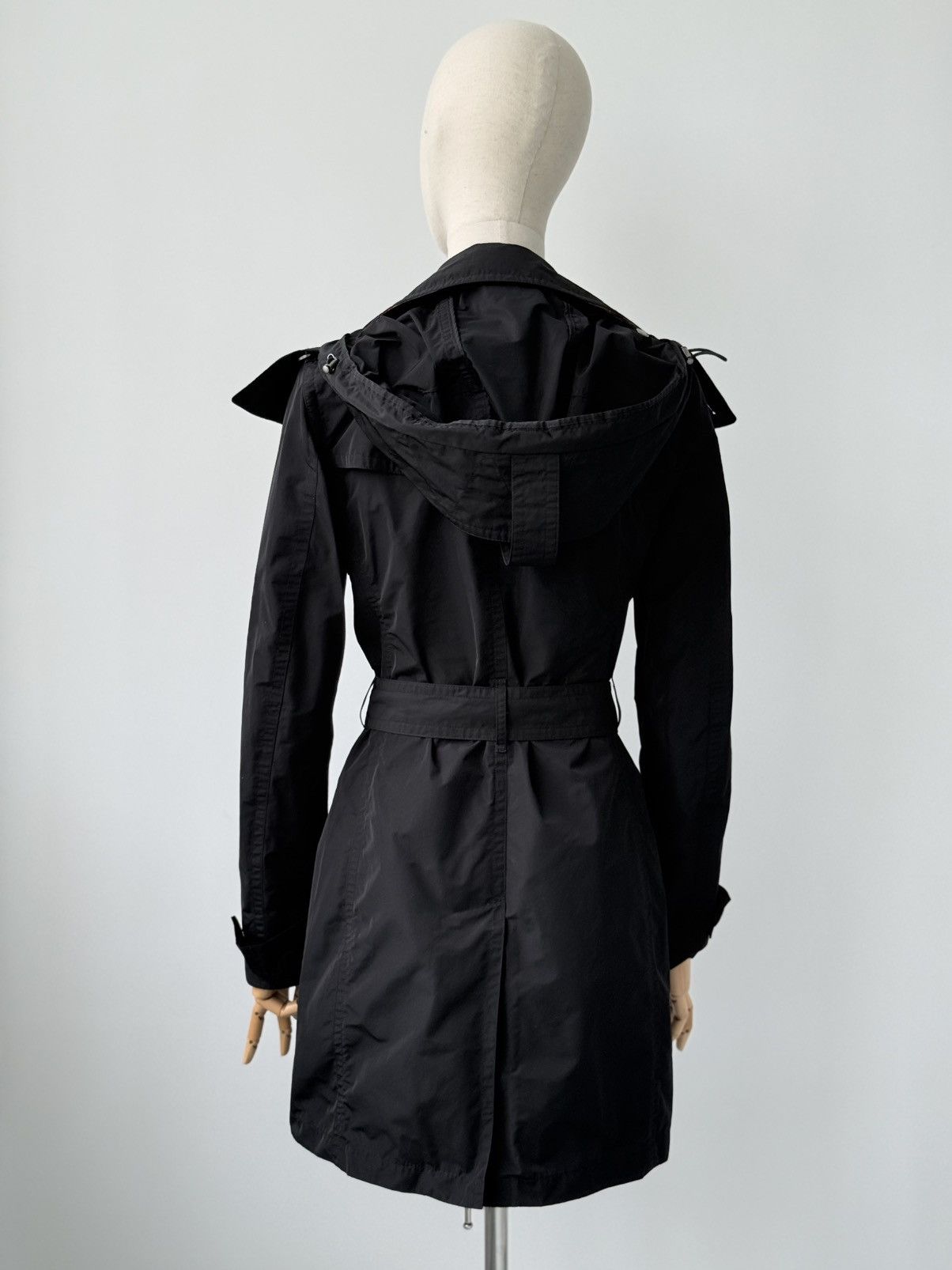 Burberry Burberry Brit Hooded Trench Coat Nova Check Lined Belted Size S / US 4 / IT 40 - 5 Thumbnail
