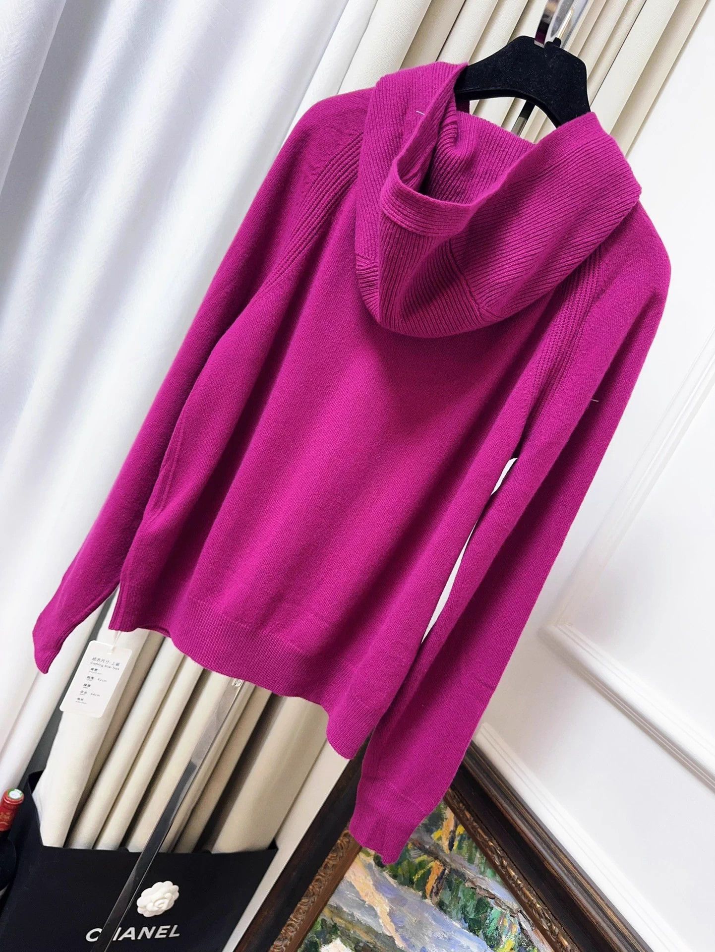 Loro Piana LP fuchsia cashmere knit jacket 40 Size M / US 6-8 / IT 42-44 - 2 Thumbnail