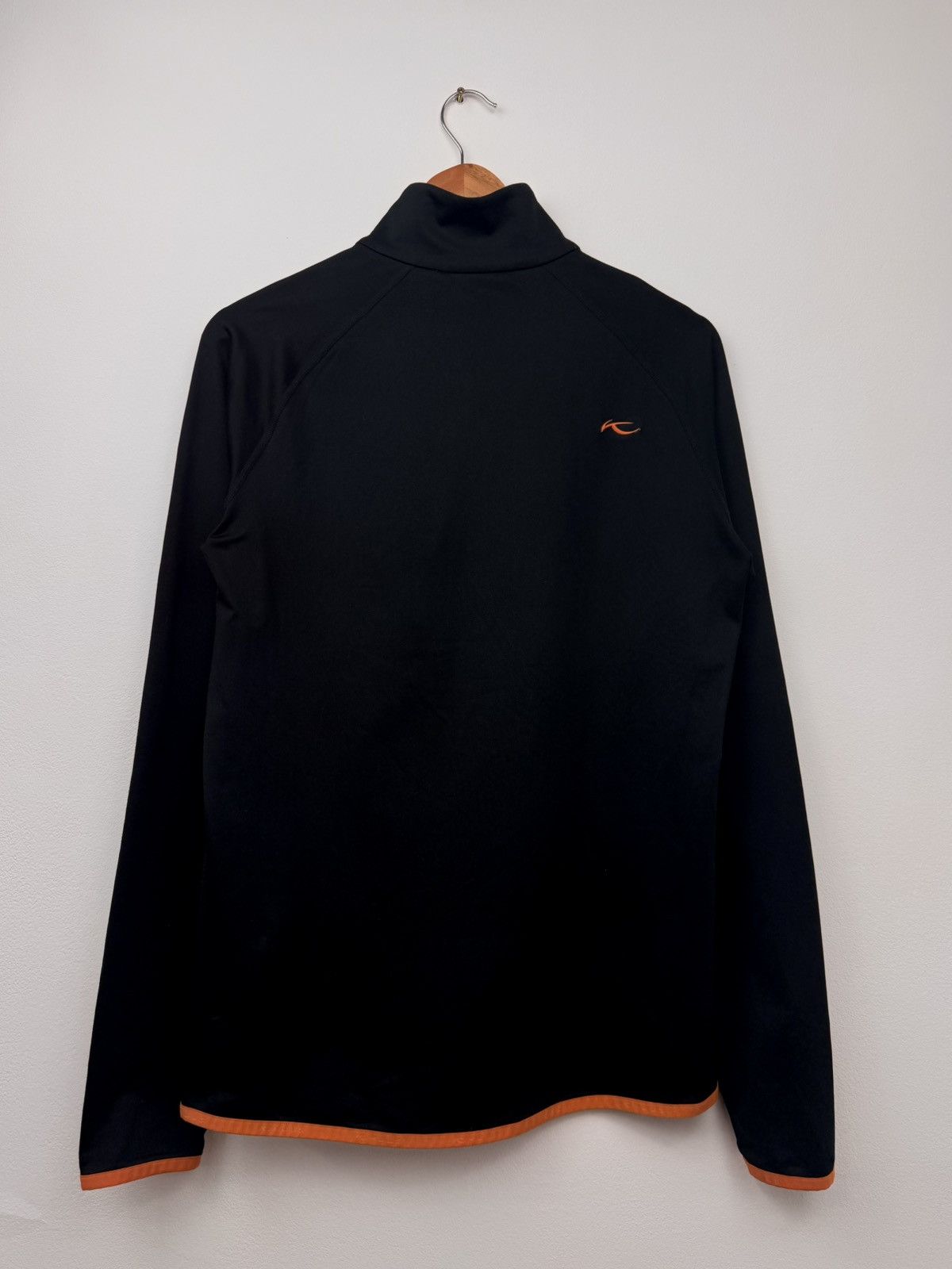 KJUS Kjus Men Thermal Half Zip Sweater Black Orange Size L Size US L / EU 52-54 / 3 - 9 Thumbnail