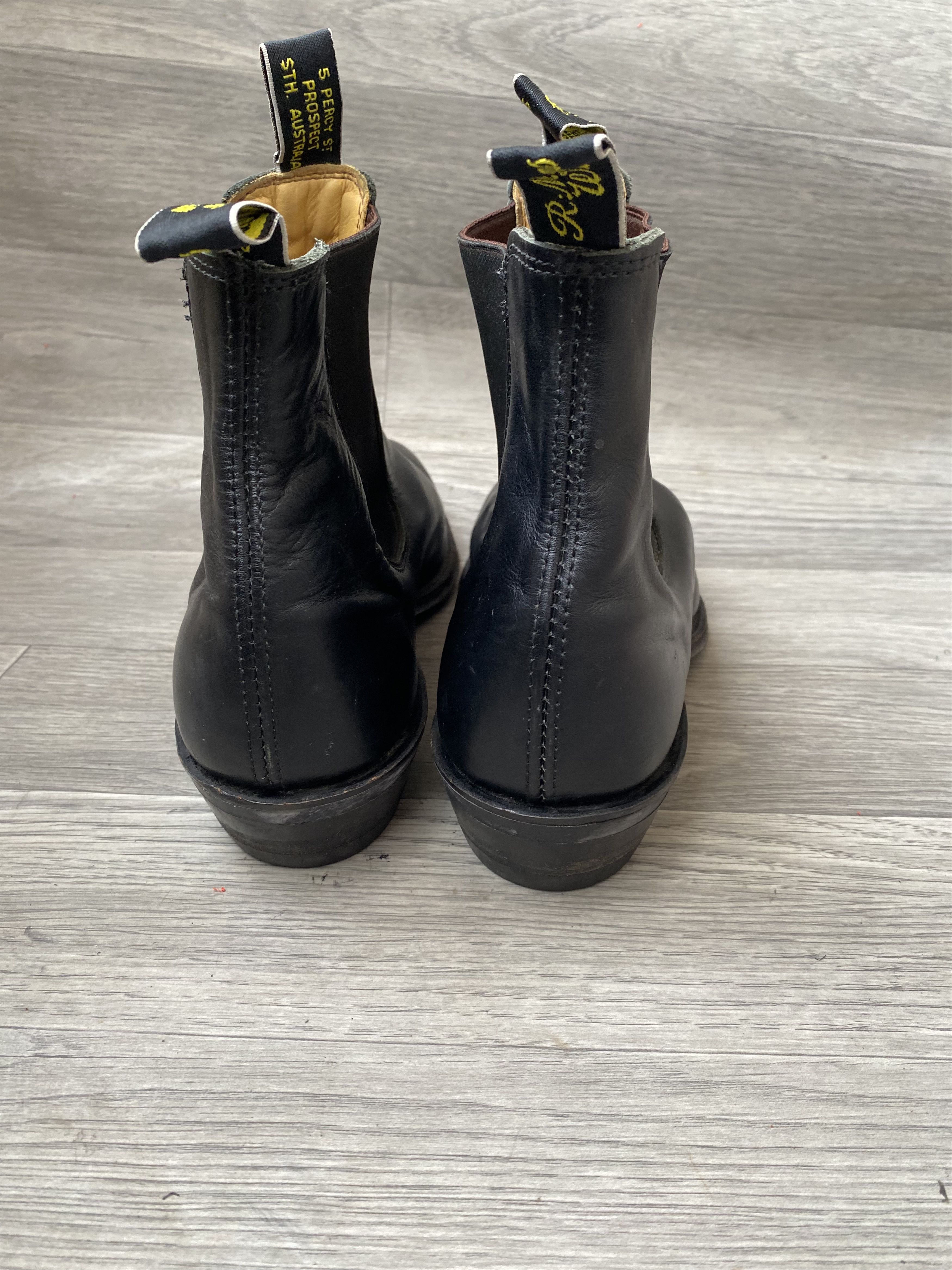 R.M. Williams Rm william chelsea black leather boots uk 10G Size US 11 / EU 44 - 8 Thumbnail