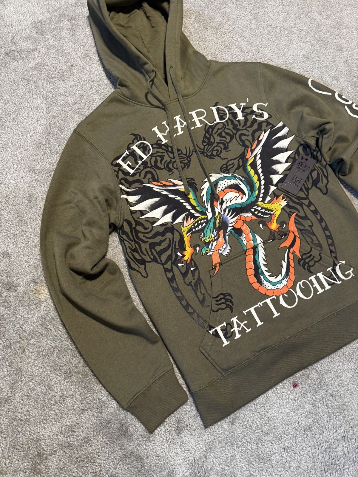 Ed Hardy × Japanese Brand Hoodie Ed Hardy Size US S / EU 44-46 / 1 - 5 Thumbnail