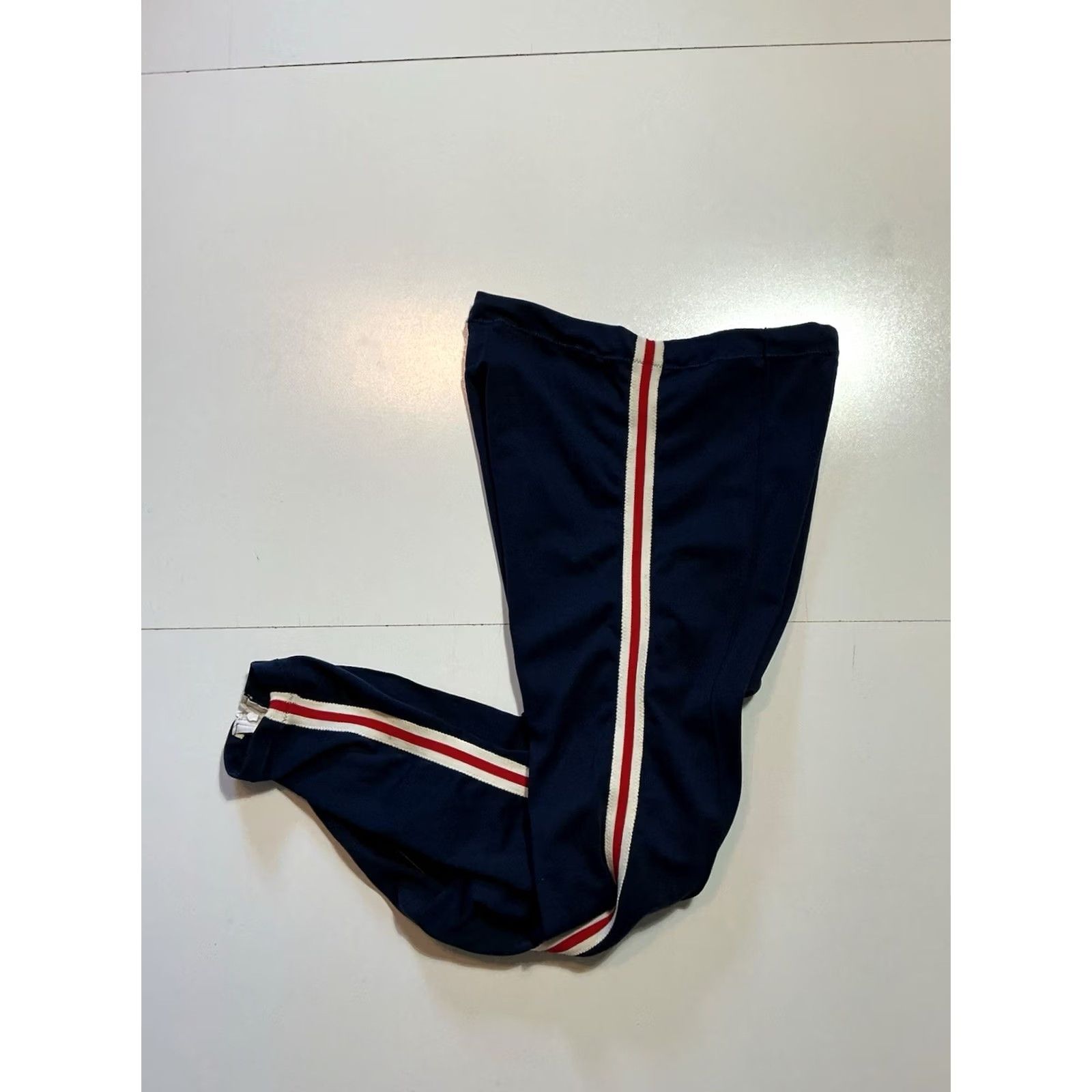 Champion VINTAGE Champion Track Pants Nylon Striped Navy Blue Made In USA M Men Size US 31 - 2 Thumbnail