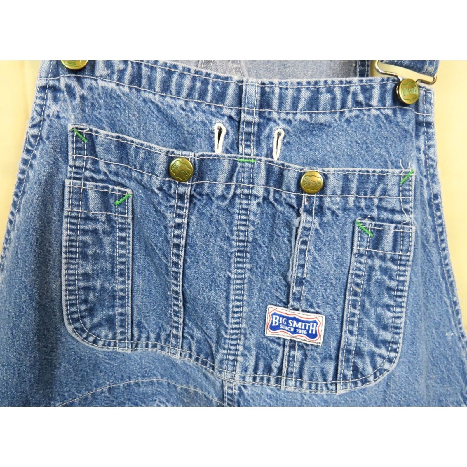 Vintage VINTAGE Big Smith Bib Overalls Shirt? Size US 38 / EU 54 - 3 Thumbnail