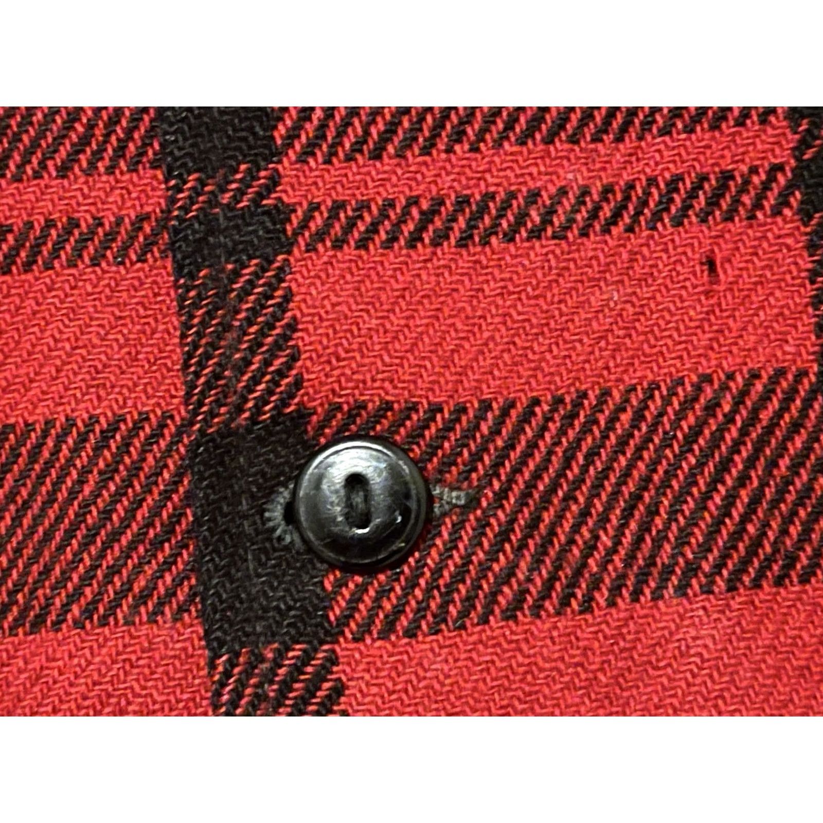 Chippewa VINTAGE Chippewa Shirt Men's Large Wool Buffalo Plaid Heavy Flannel 40s 50s Size US L / EU 52-54 / 3 - 6 Thumbnail
