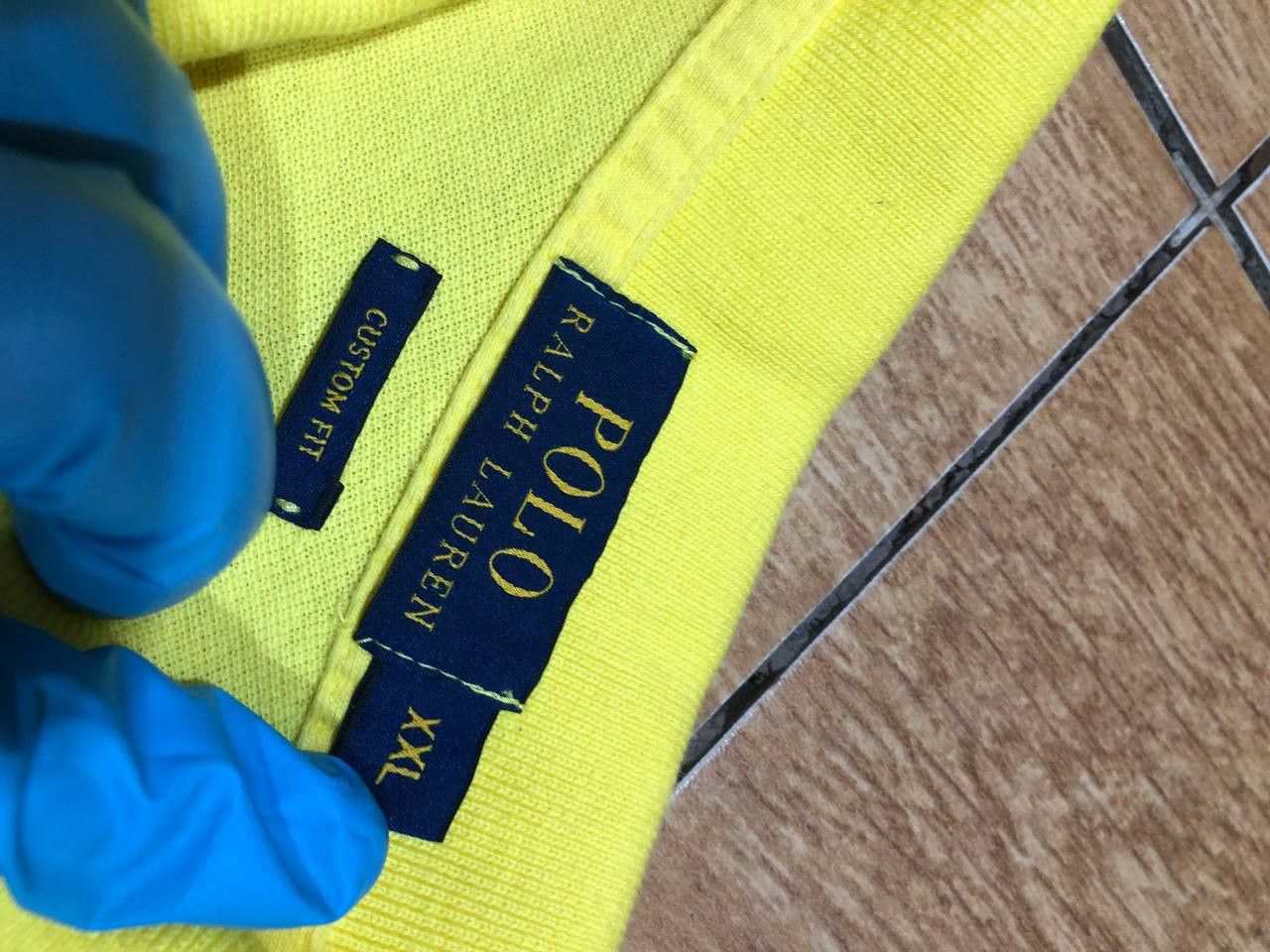 Polo Ralph Lauren Polo Ralph Lauren Custom Slim Short Sleeve Polo yellow. Size US XXL / EU 58 / 5 - 2 Thumbnail