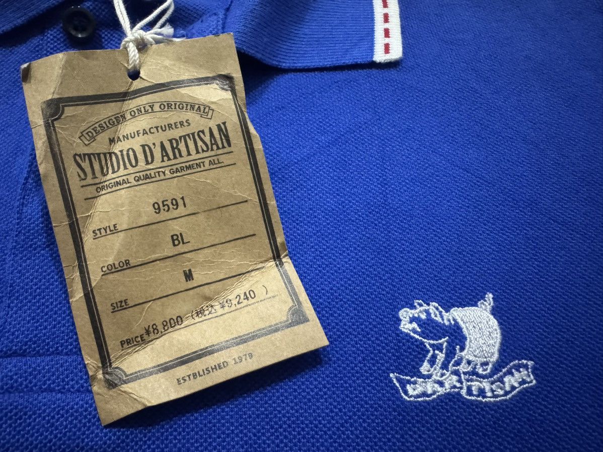 Studio D'Artisan Studio D’Artisan Ringer Blue New Old Stock With Tag Size US M / EU 48-50 / 2 - 7 Thumbnail