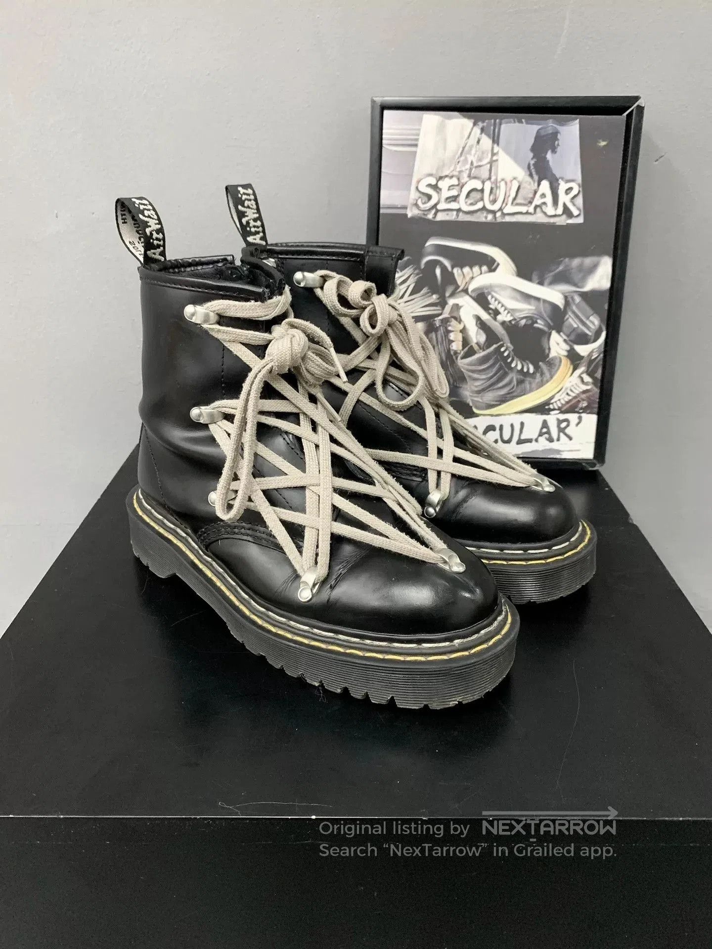 Rick Owens rick owens x dr.martens star short boots. Size US 6 / IT 36 - 3 Thumbnail