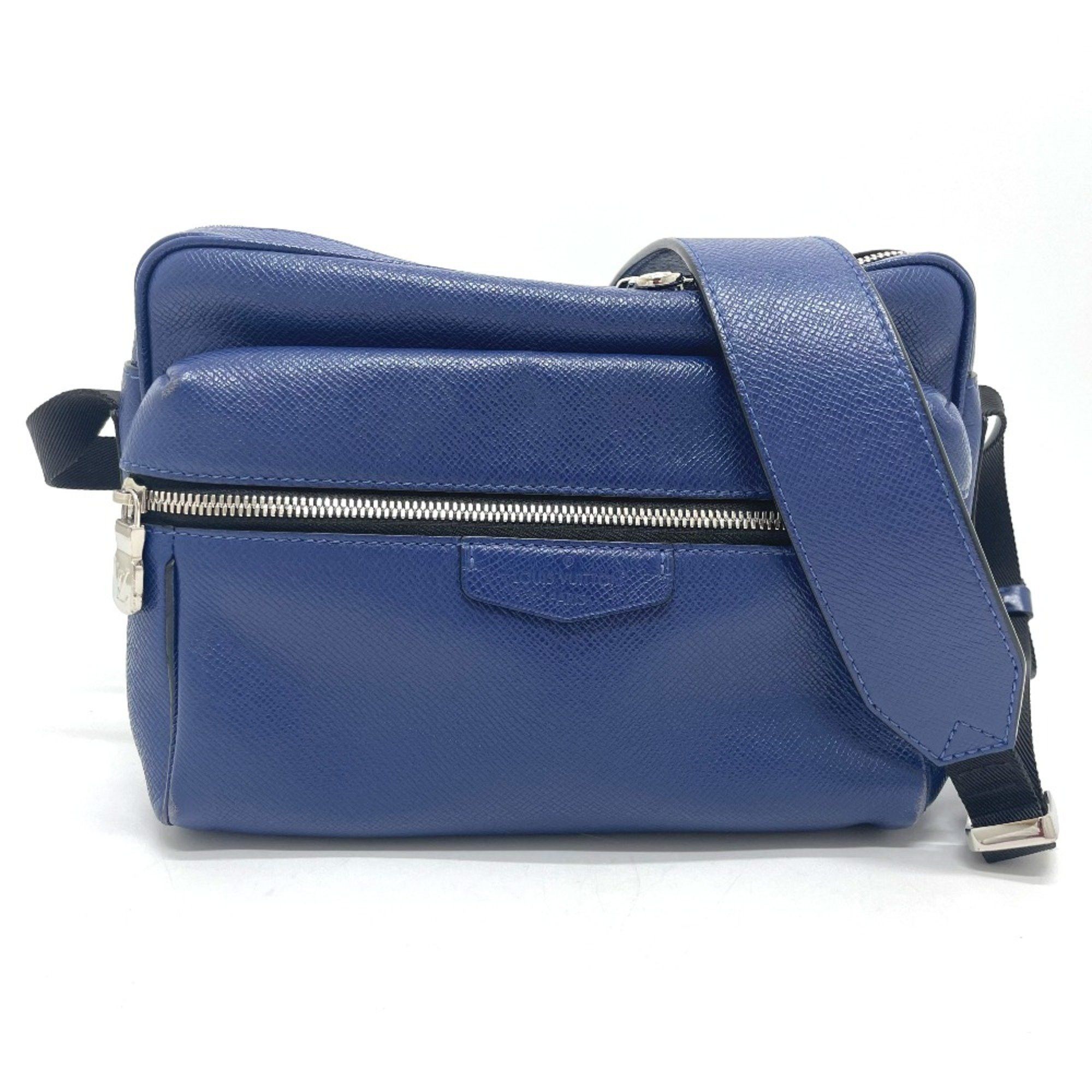 Louis Vuitton Louis Vuitton M33437 Taiga Bag Messenger Shoulder Bag cobalt blue Size ONE SIZE - 1 Thumbnail