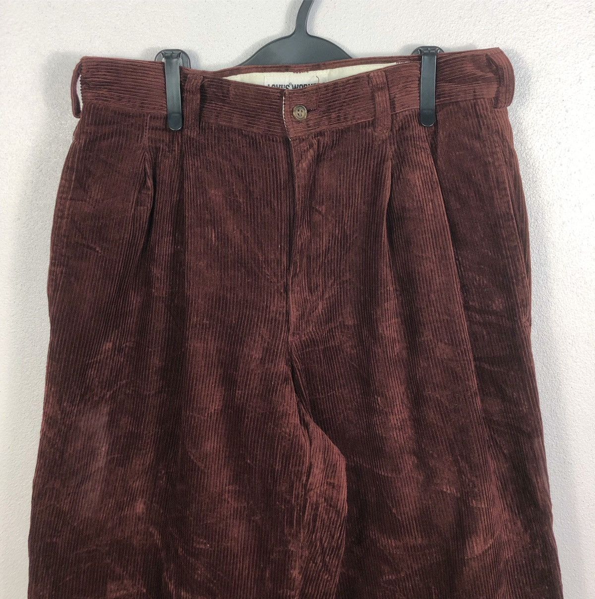 Levi's × Levi's Vintage Clothing × Vintage Rare Vintage Levi's Workers Corduroy Flare Jeans Size US 29 - 2 Thumbnail