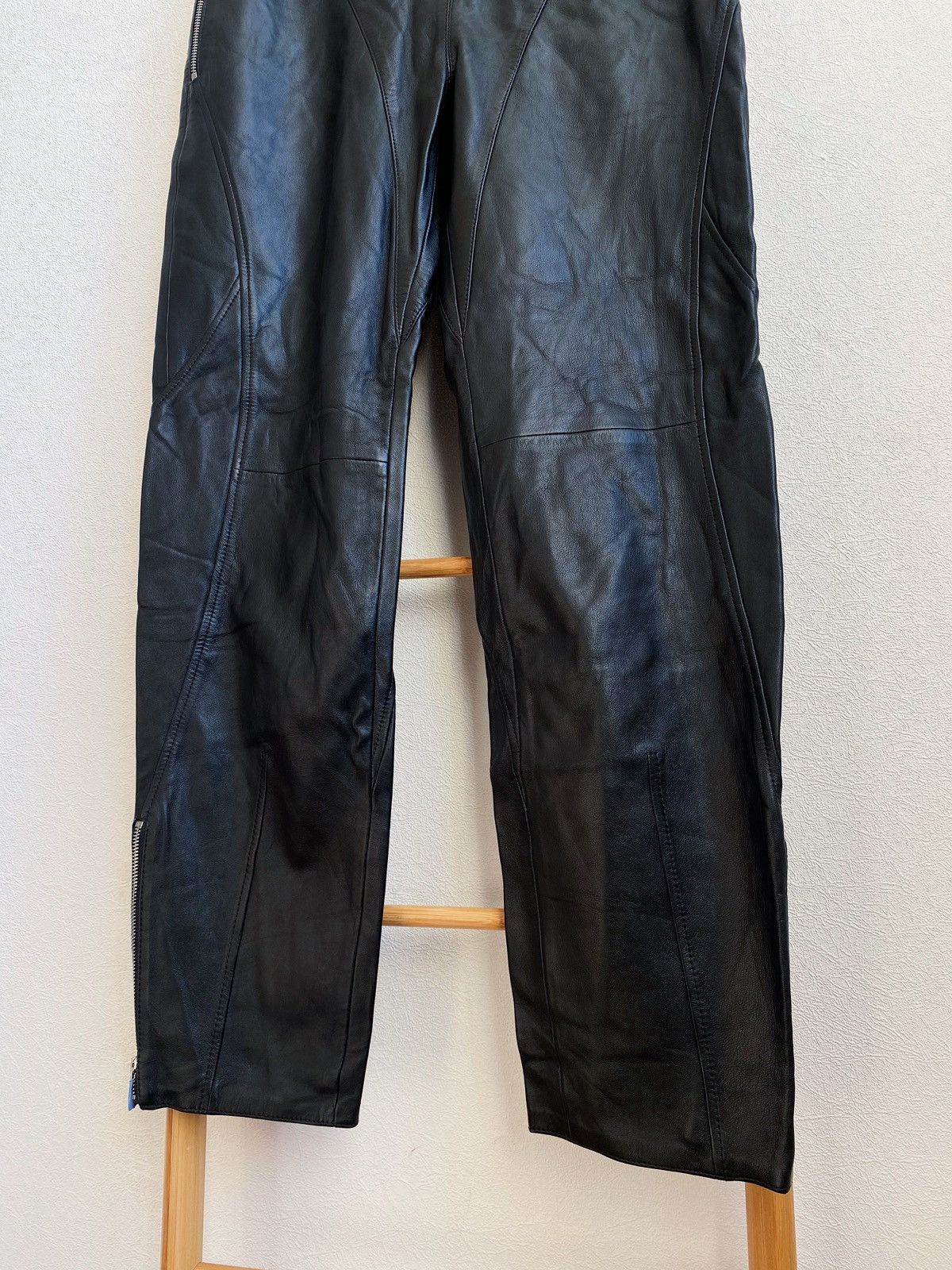 Mugler Mugler x H&M Leather Pants Size US 32 / EU 48 - 10 Thumbnail