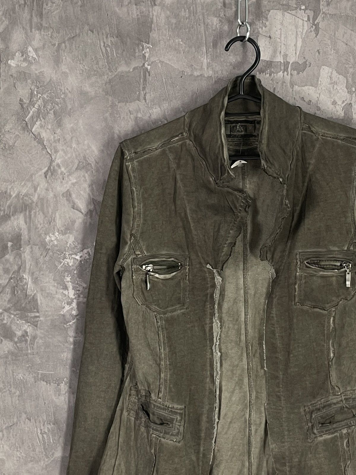 20471120 × Diesel × Japanese Brand Vintage Y2K Diesel Style Distressed Long Sleeve Top Size S / US 4 / IT 40 - 3 Thumbnail