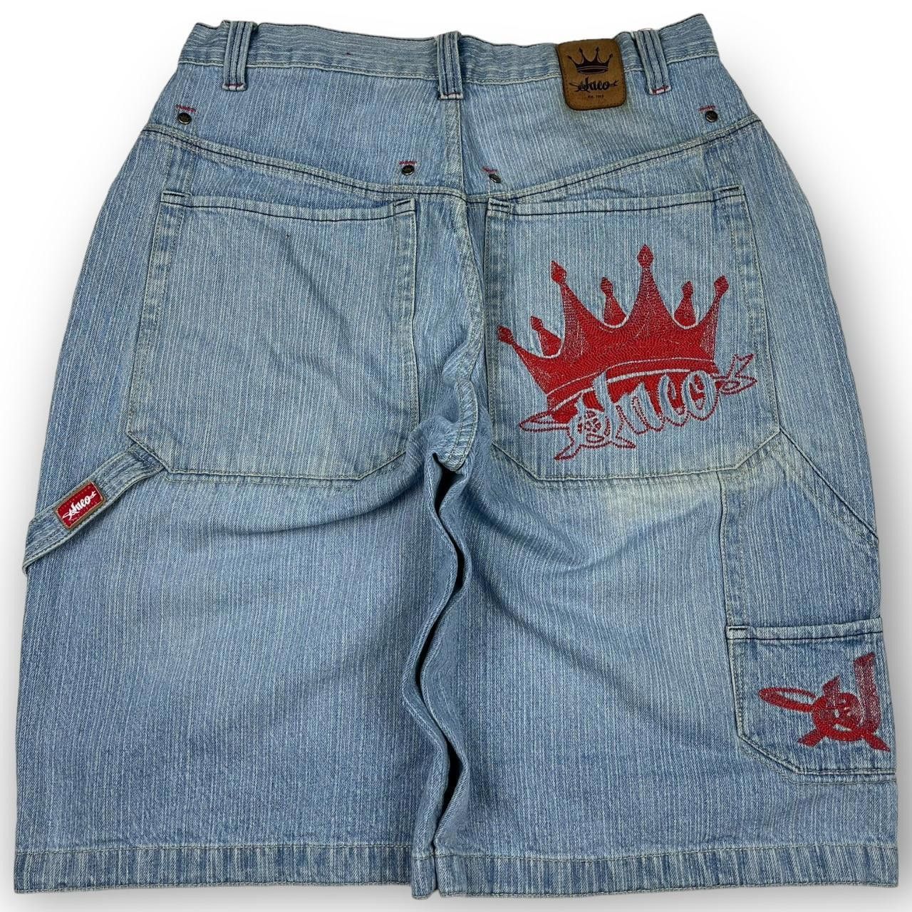 JNCO JNCO Men's Blue Shorts Size US 32 / EU 48 - 1 Thumbnail