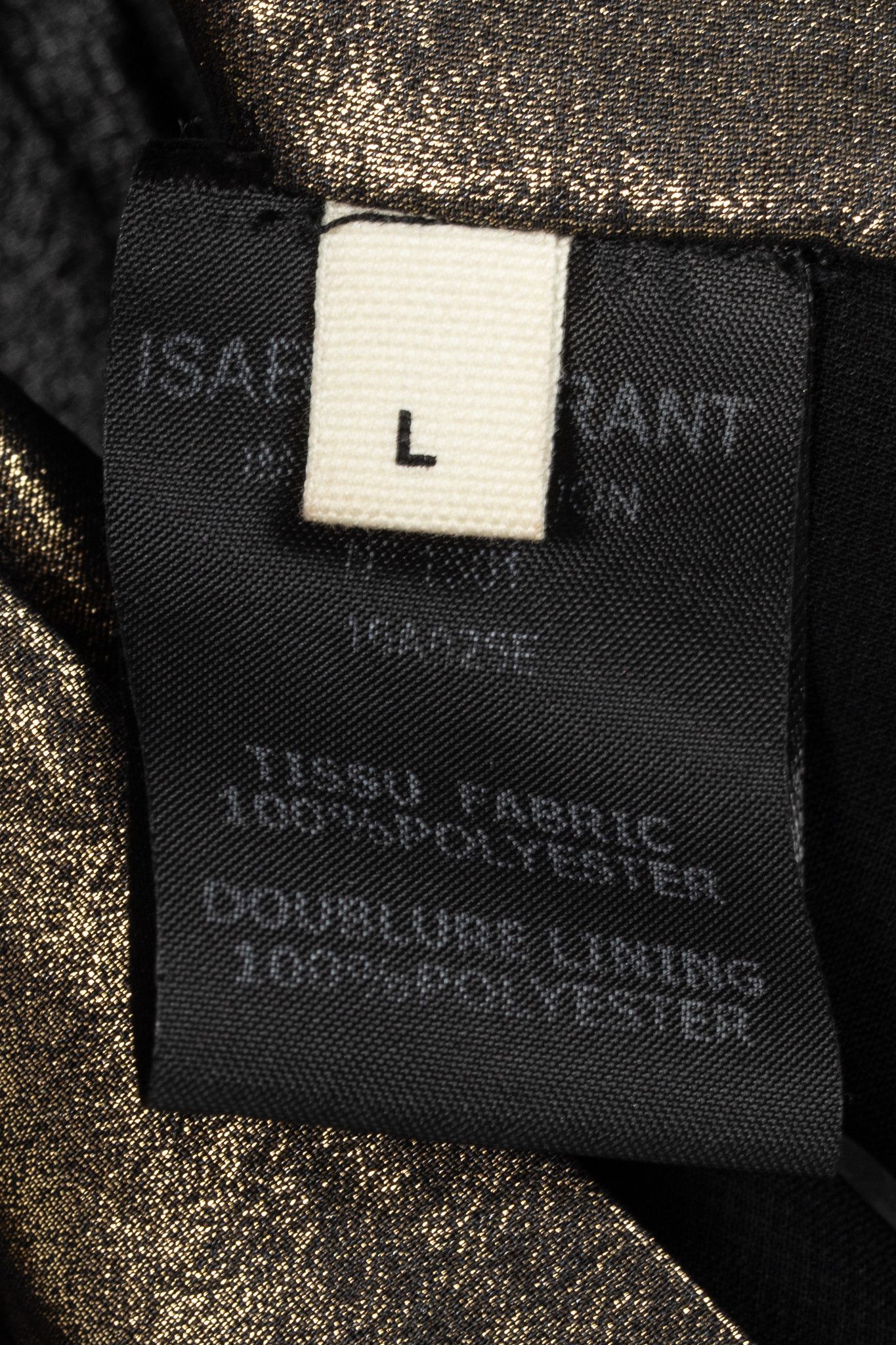 Isabel Marant Etoile Isabel Marant Étoile Madlen Gold Pleated Lamé Skirt Size 30" / US 8 / IT 44 - 8 Thumbnail