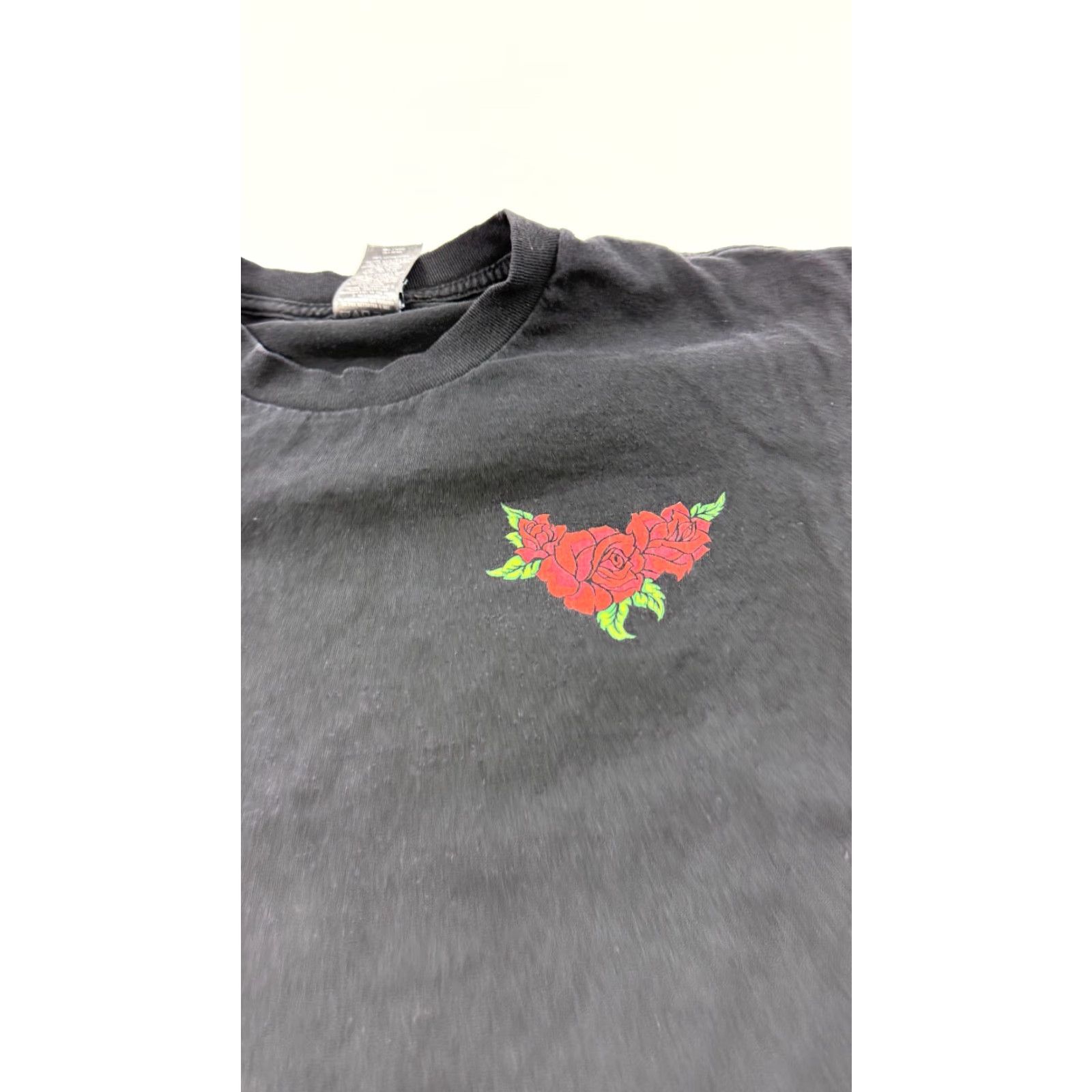 Broken Promises Co. Broken Promises Graphic T-Shirt Mens Medium Black Rose Short Sleeve Outdoor Tee Size US M / EU 48-50 / 2 - 2 Thumbnail
